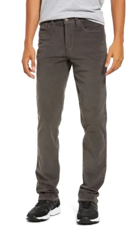 21 Wale Stretch Corduroy, Charcoal