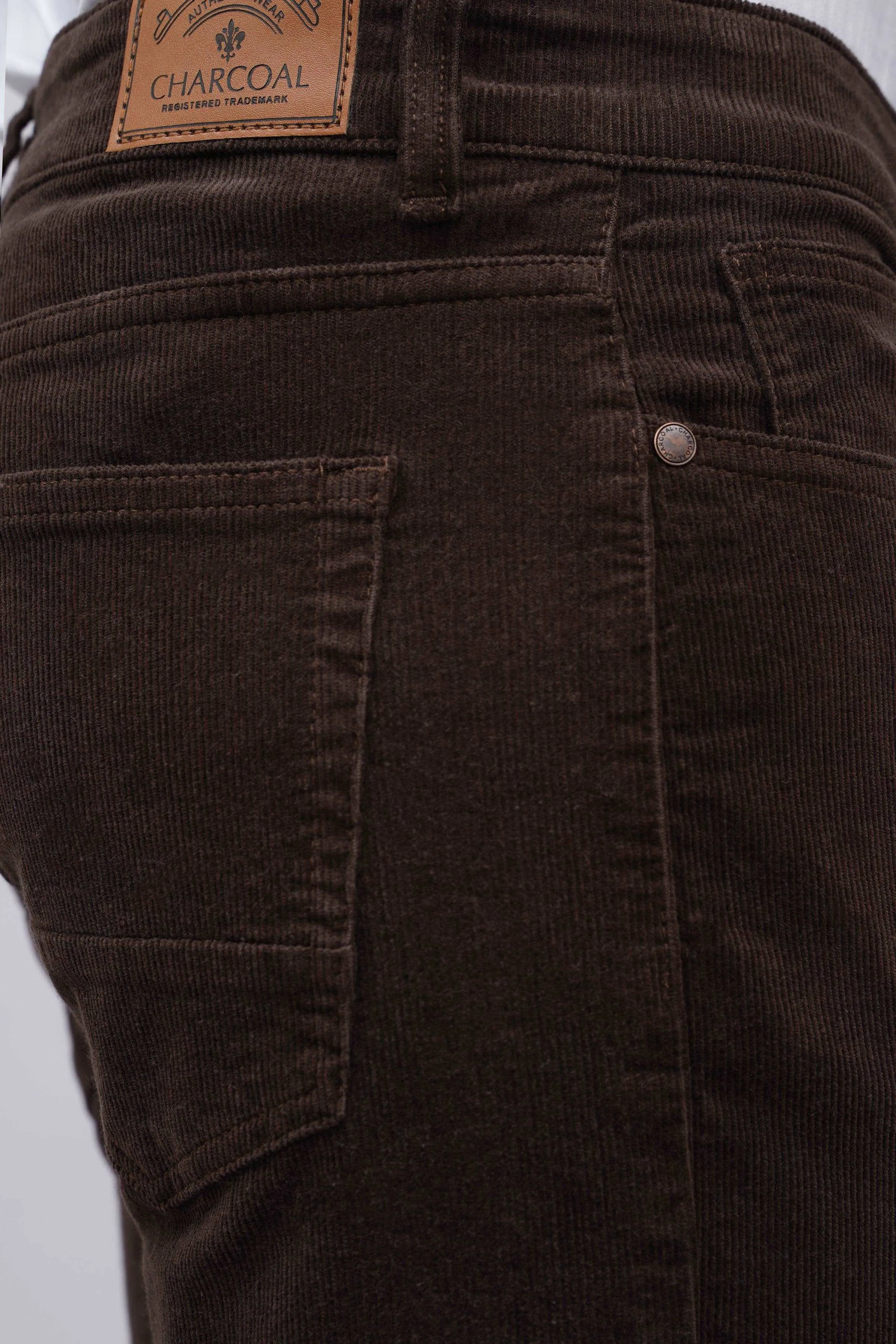 5 POCKET CORDUROY PANT BROWN