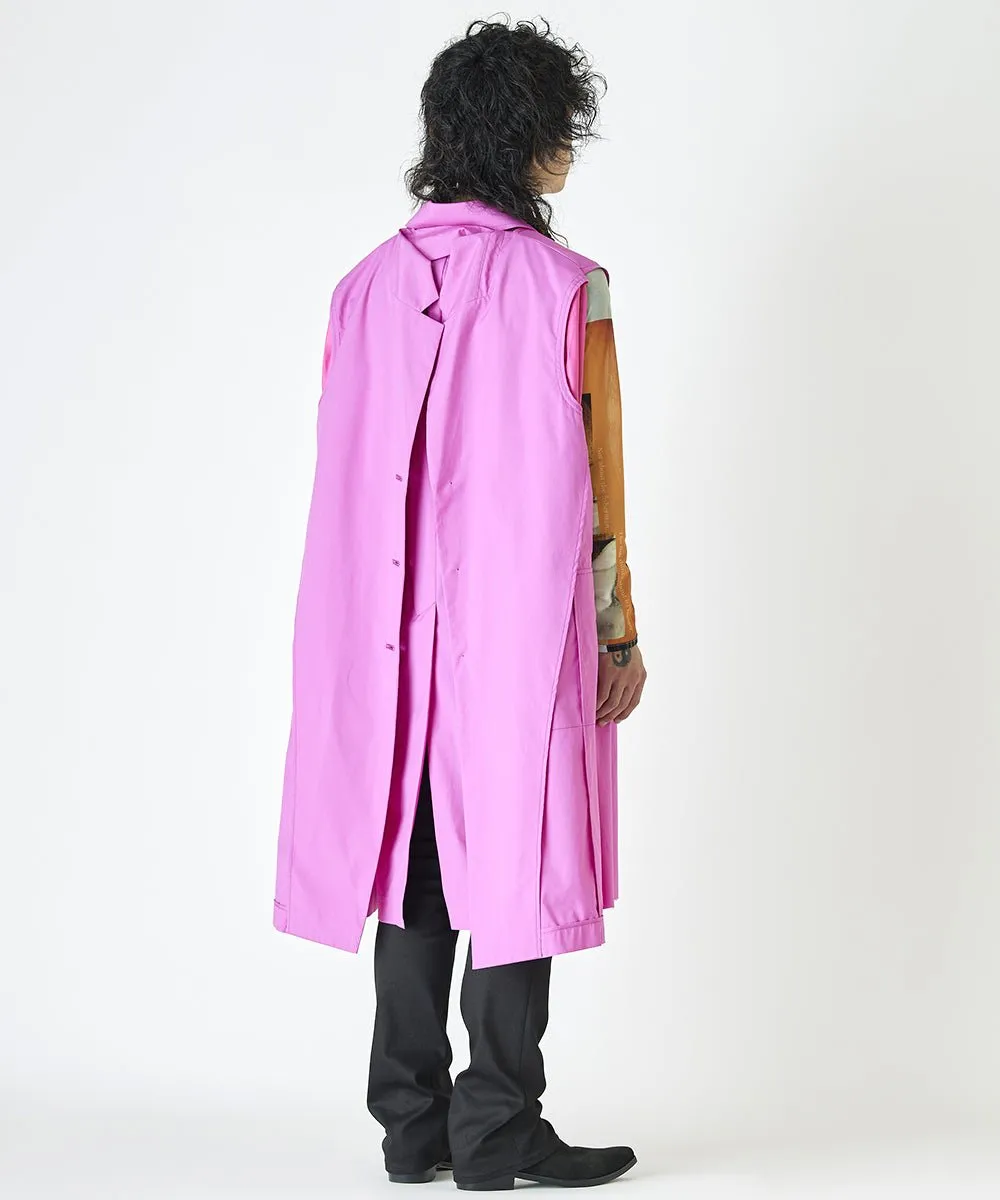 【60%OFF】Layered coat - PINK