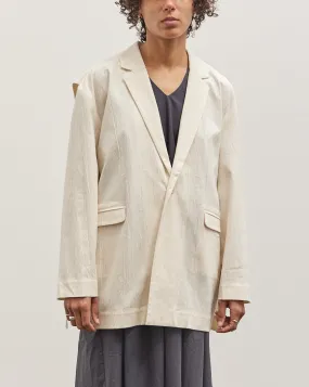 7115 Layered Blazer, Off-White