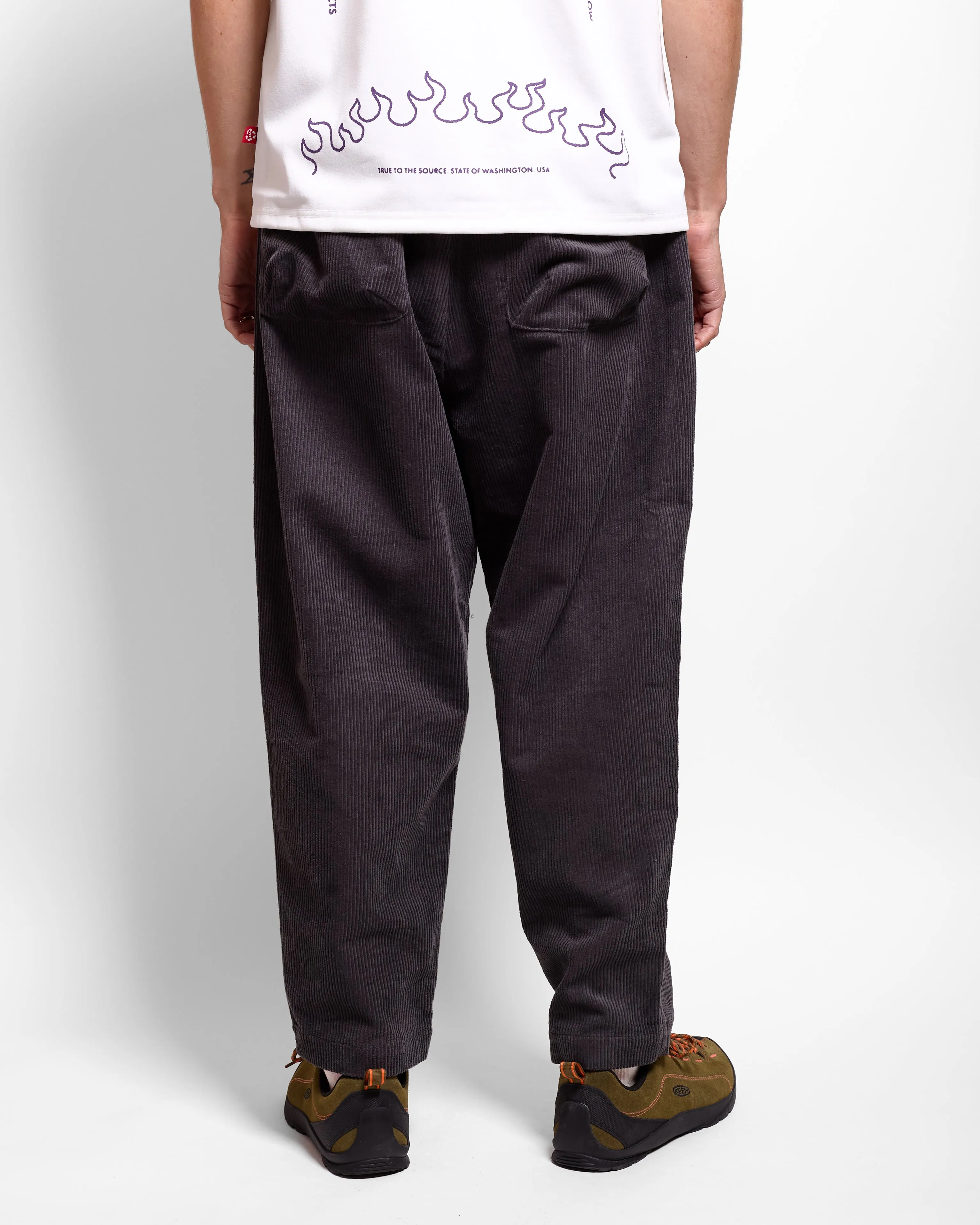 8W Corduroy Cocoon Pant in Grey