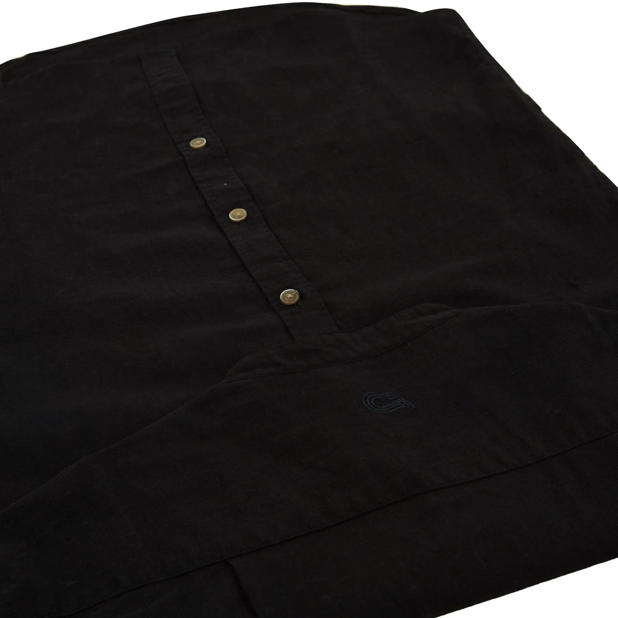 Aldenoire Black Linen Shirt