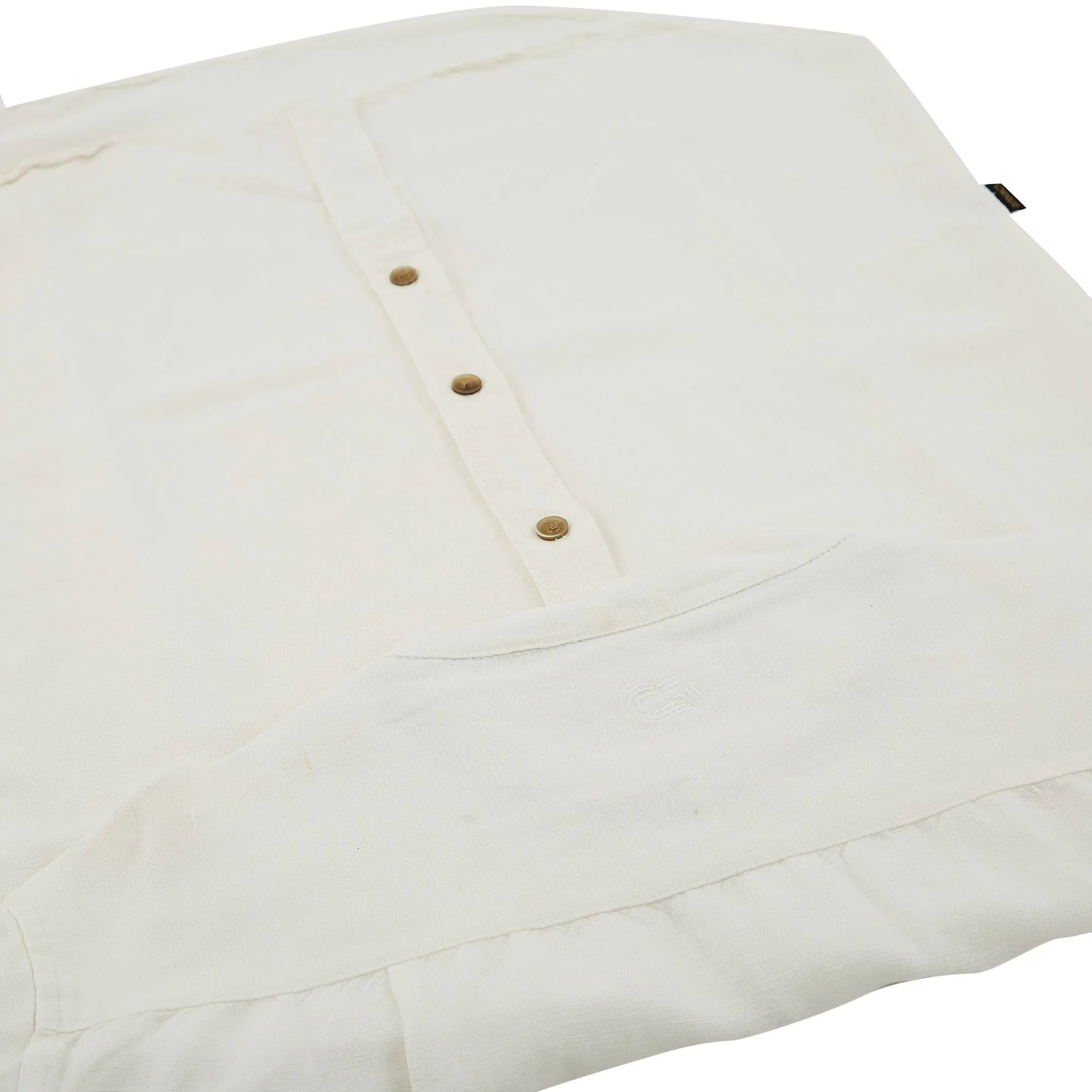 Aldenoire White Linen Shirt