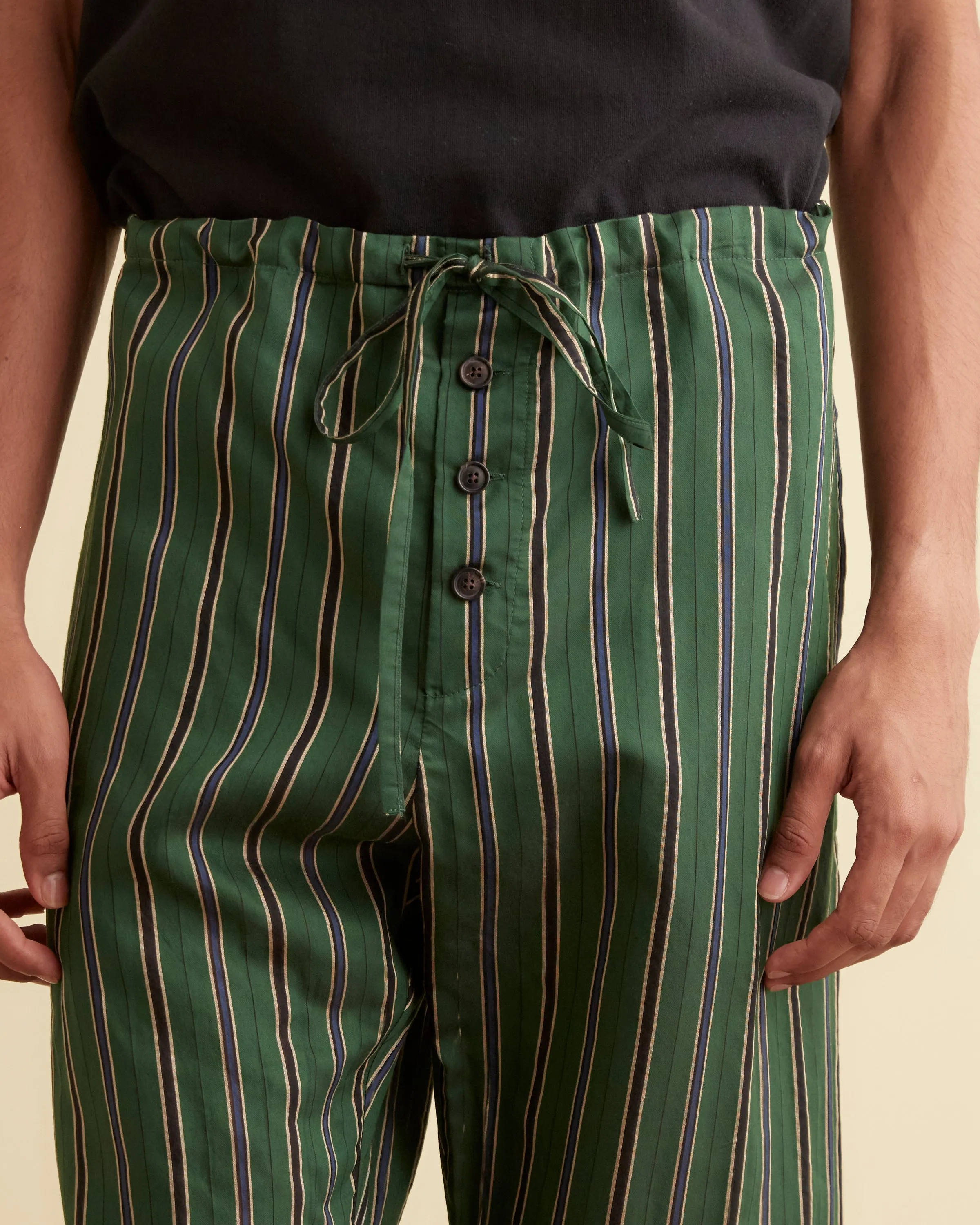 Alumni Stripe Pajama Pants - Green