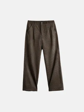 American Retro Corn Kernel Corduroy Casual Pants