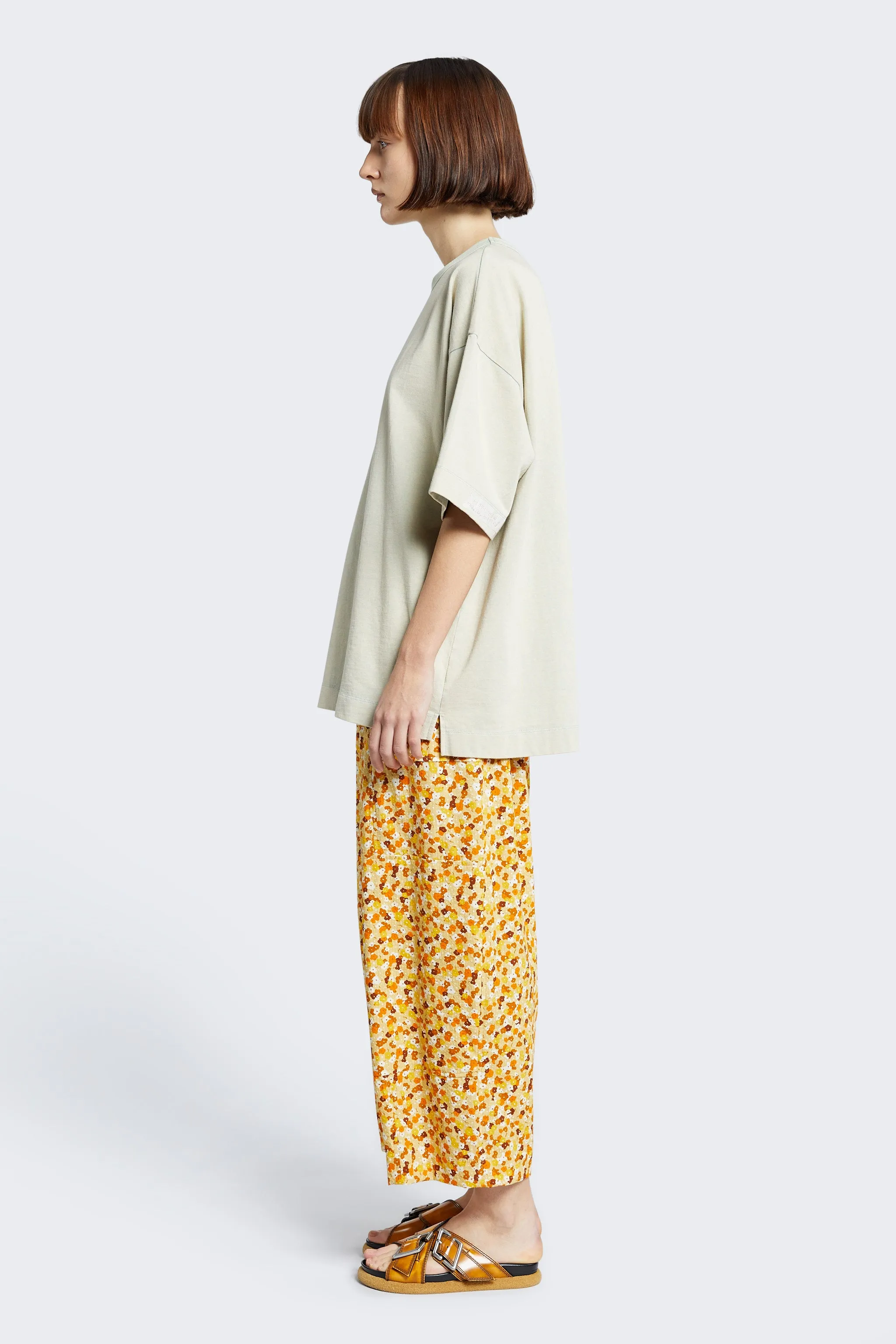 Aratus Pant Gold/Tan Print