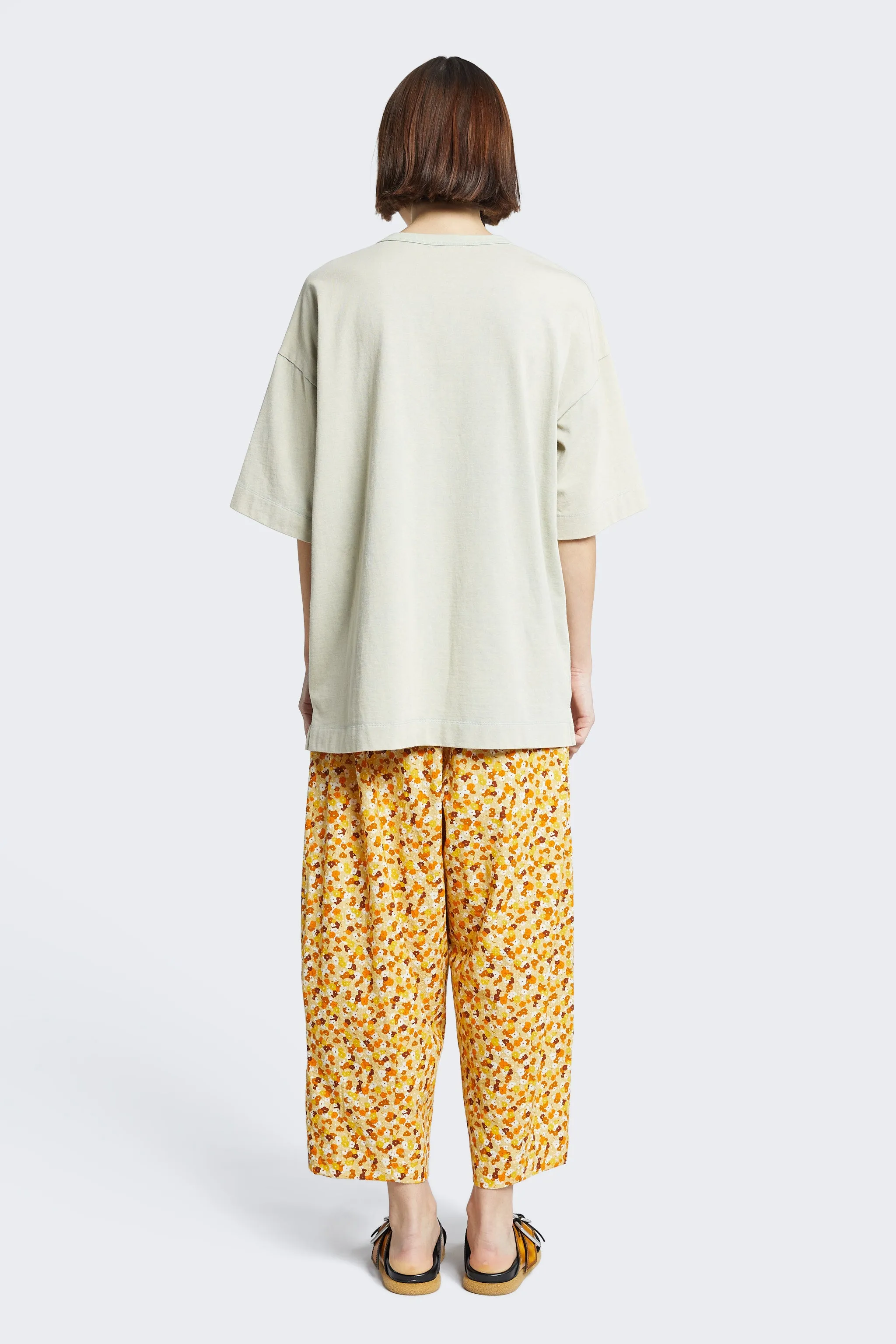 Aratus Pant Gold/Tan Print