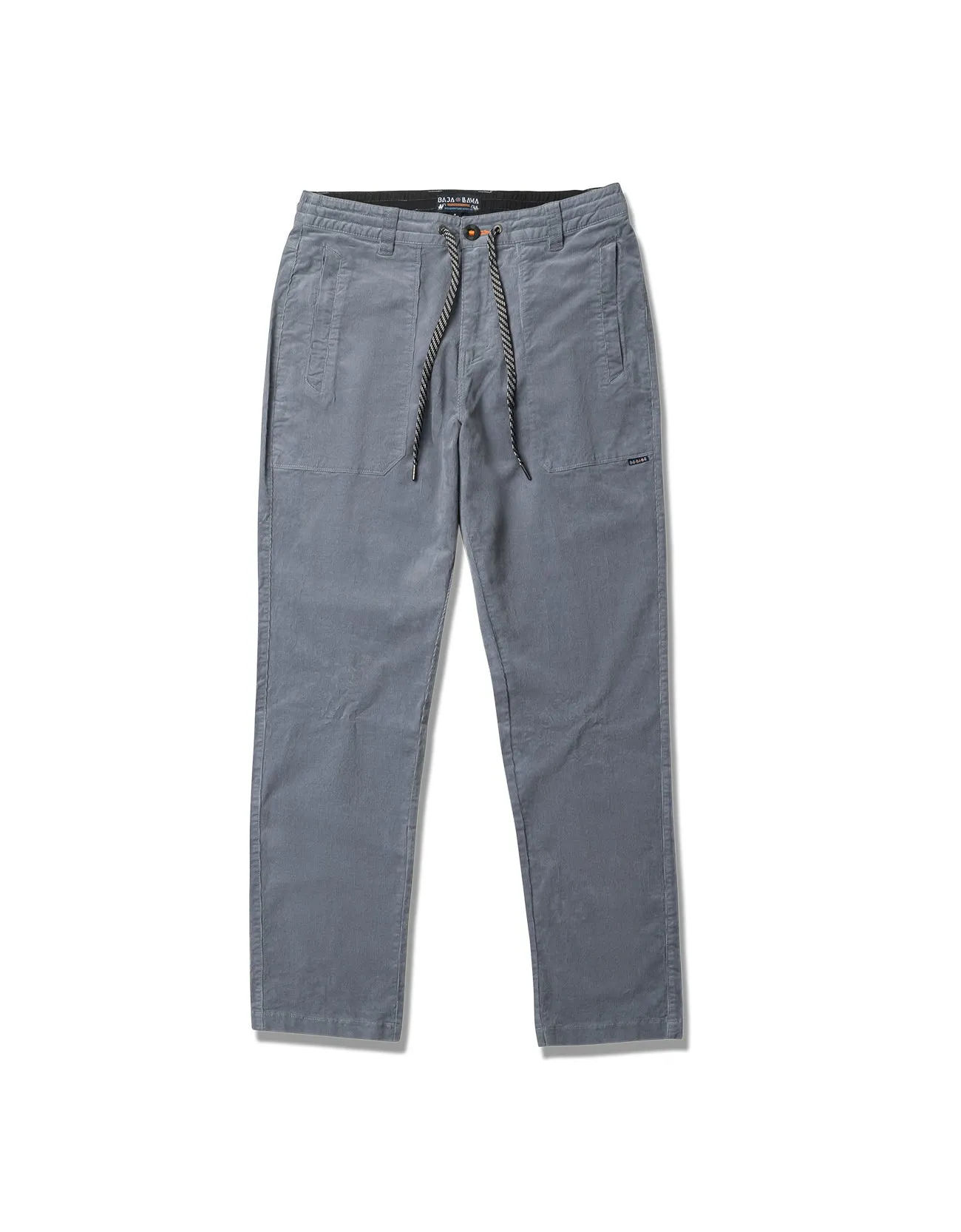 ARROYO - STEEL BLUE STRETCH CORDUROY WALK PANTS