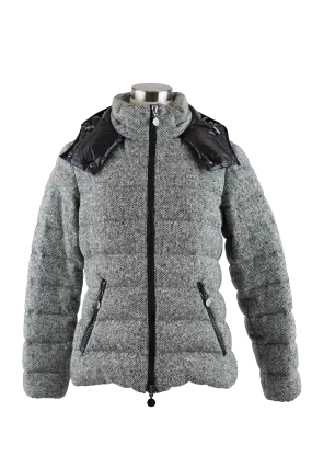 Astere Wool Quilted Down Puffer Jacket