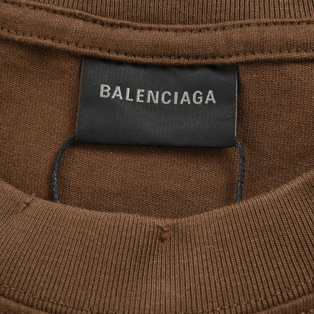 Balenciaga Political Campaign T-Shirt (Brown)