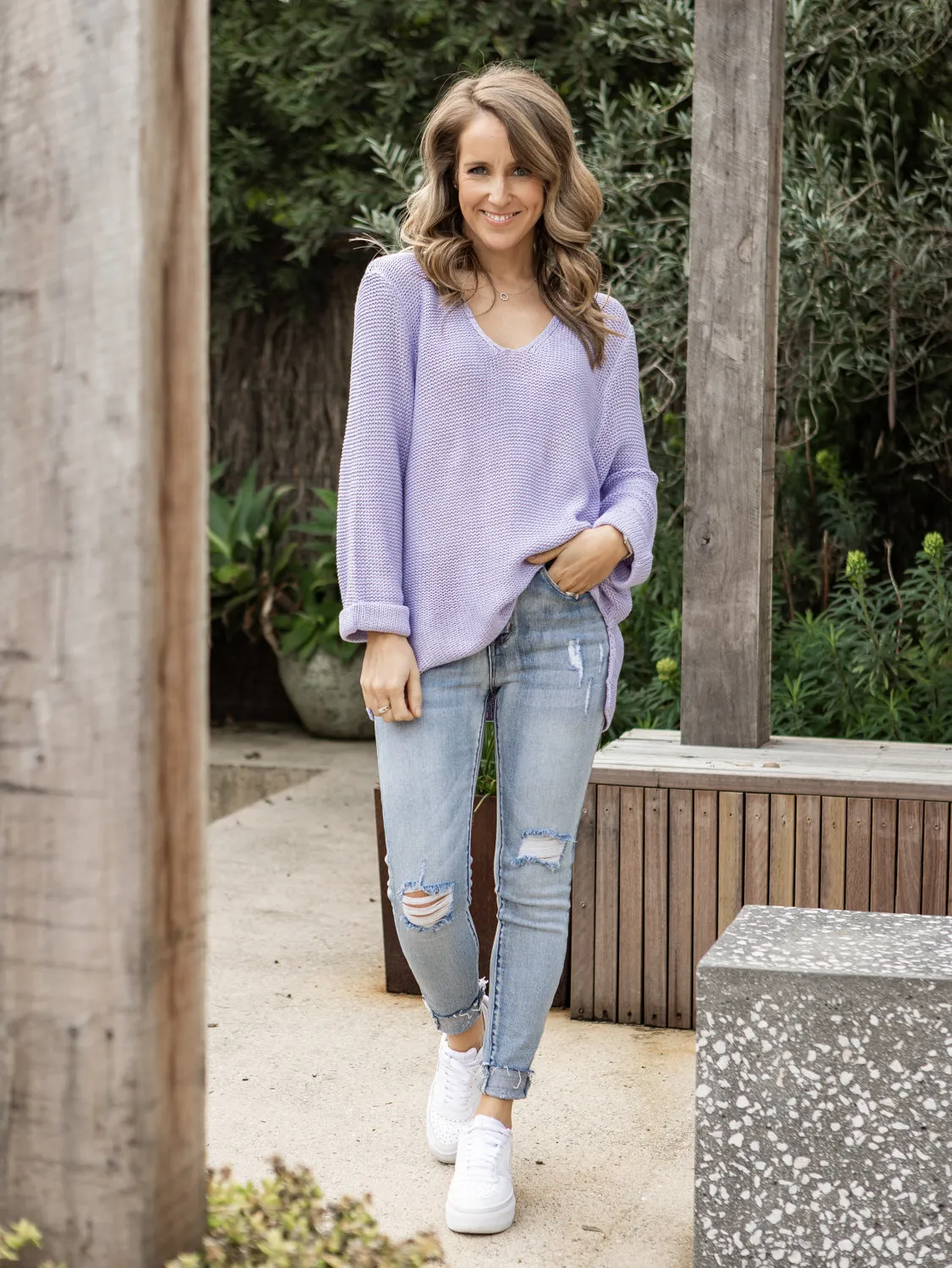 Bessie Knit - Lilac