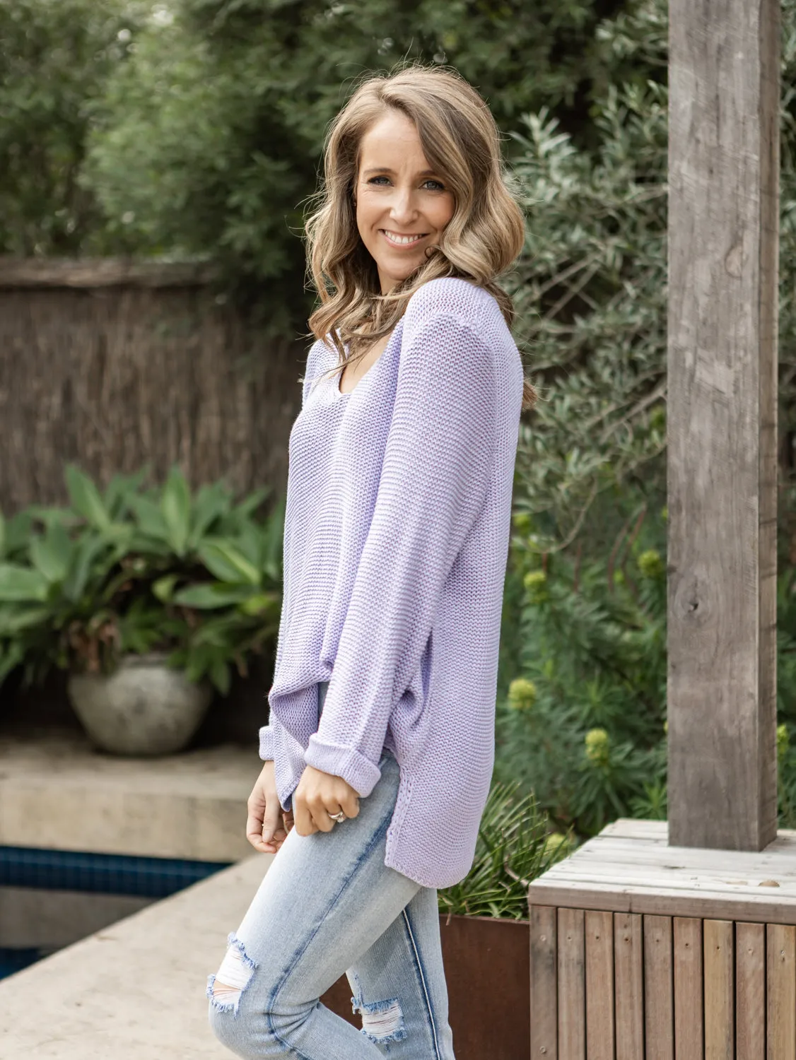 Bessie Knit - Lilac