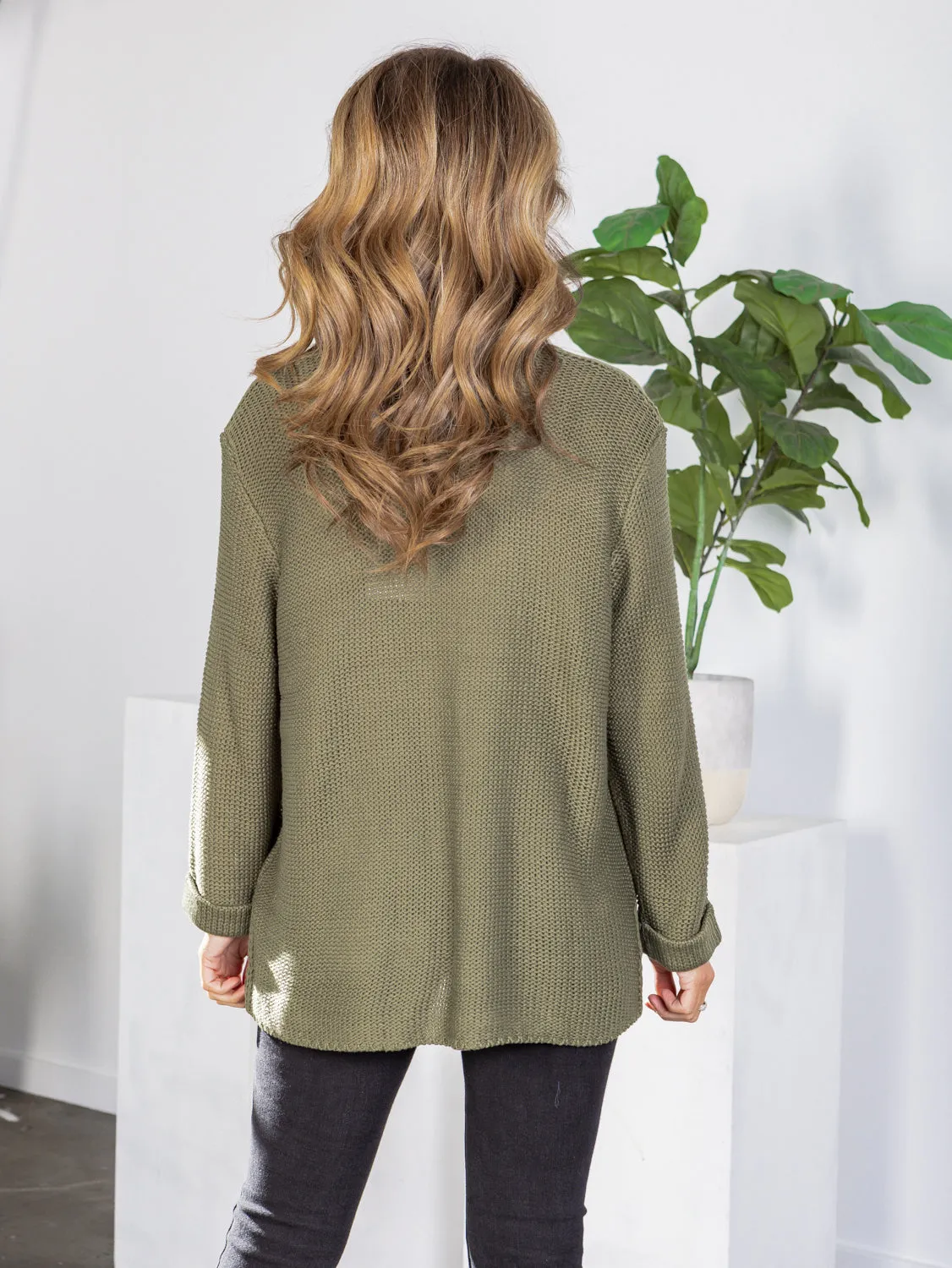 Bessie Knit - Olive