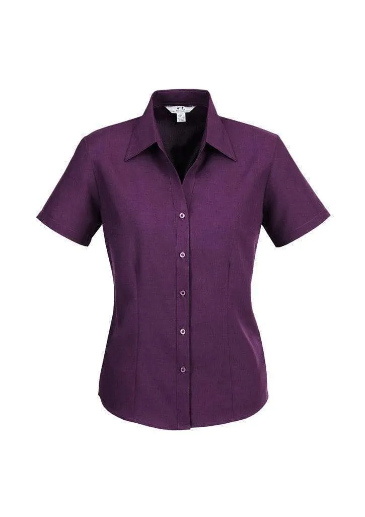 Biz Collection Women’s Plain Oasis Short Sleeve Shirt Lb3601