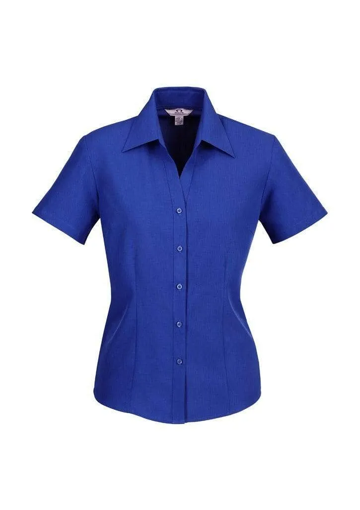 Biz Collection Women’s Plain Oasis Short Sleeve Shirt Lb3601