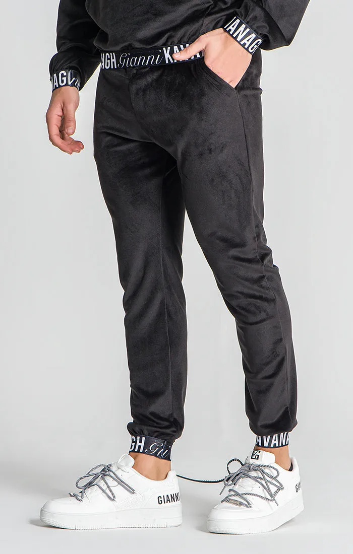 Black Montecarlo Elastic Joggers