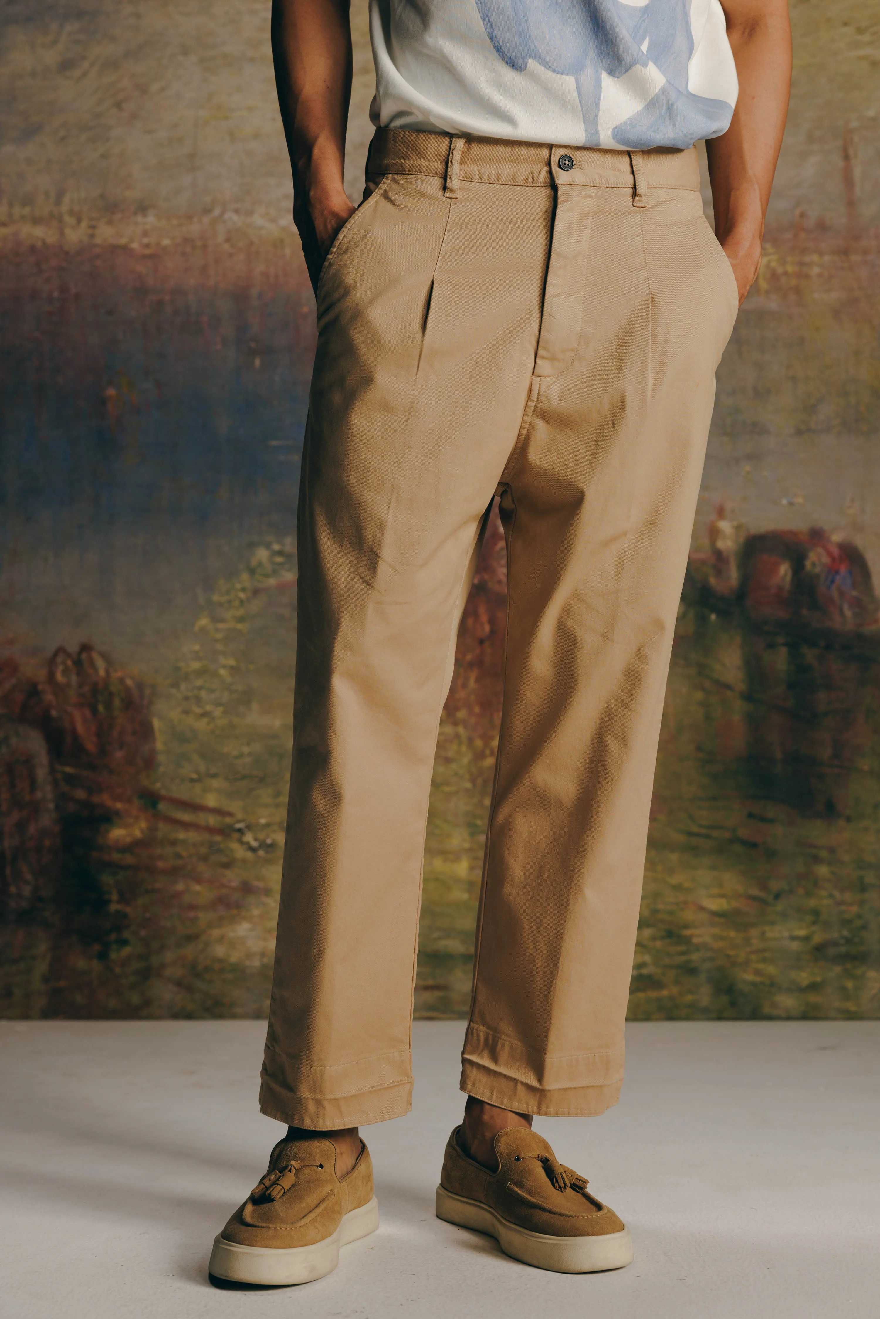 Cargo Twill Overshirt & Straight Pants Co-ord