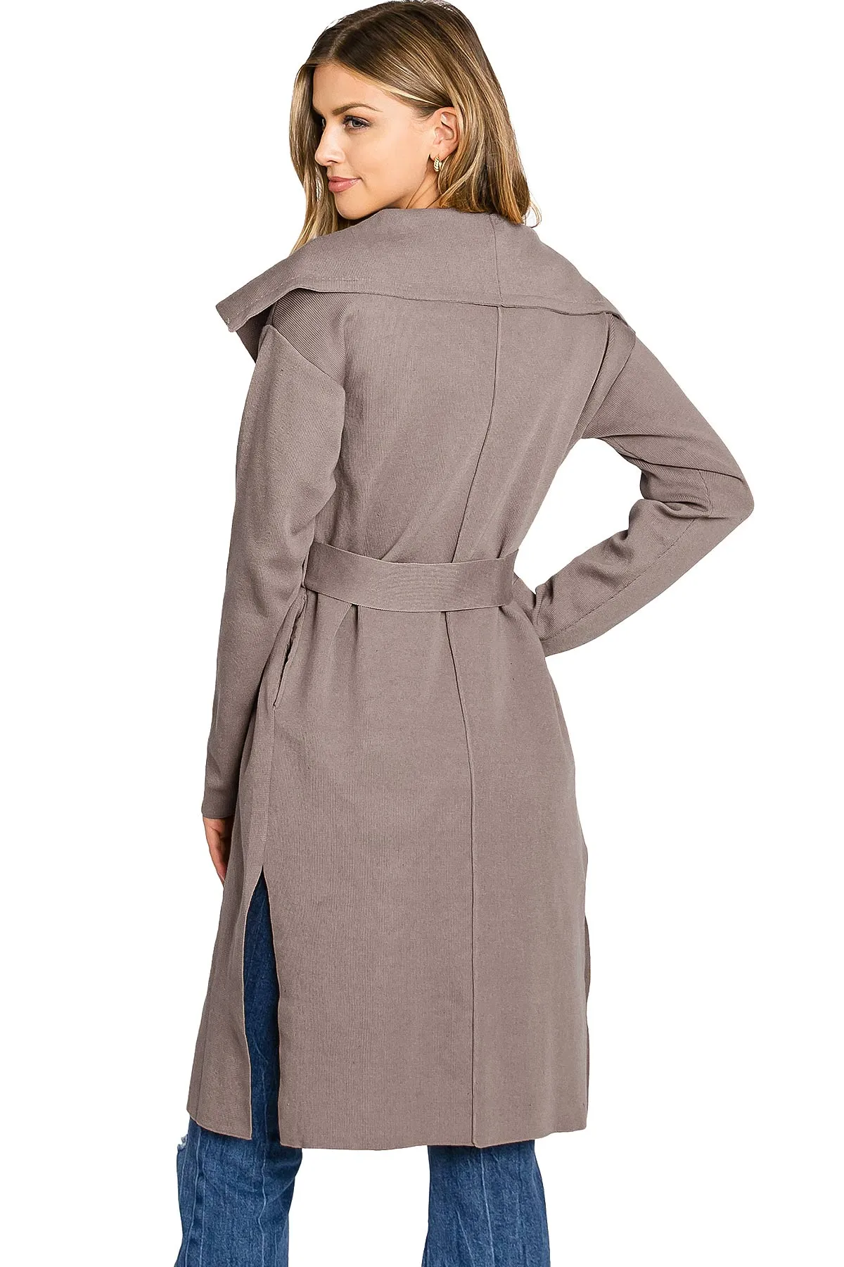 Chelsea Knit Trench Coat