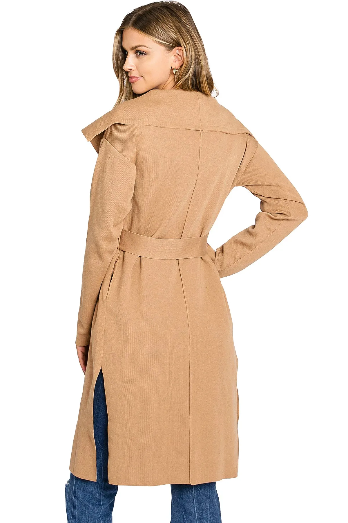 Chelsea Knit Trench Coat