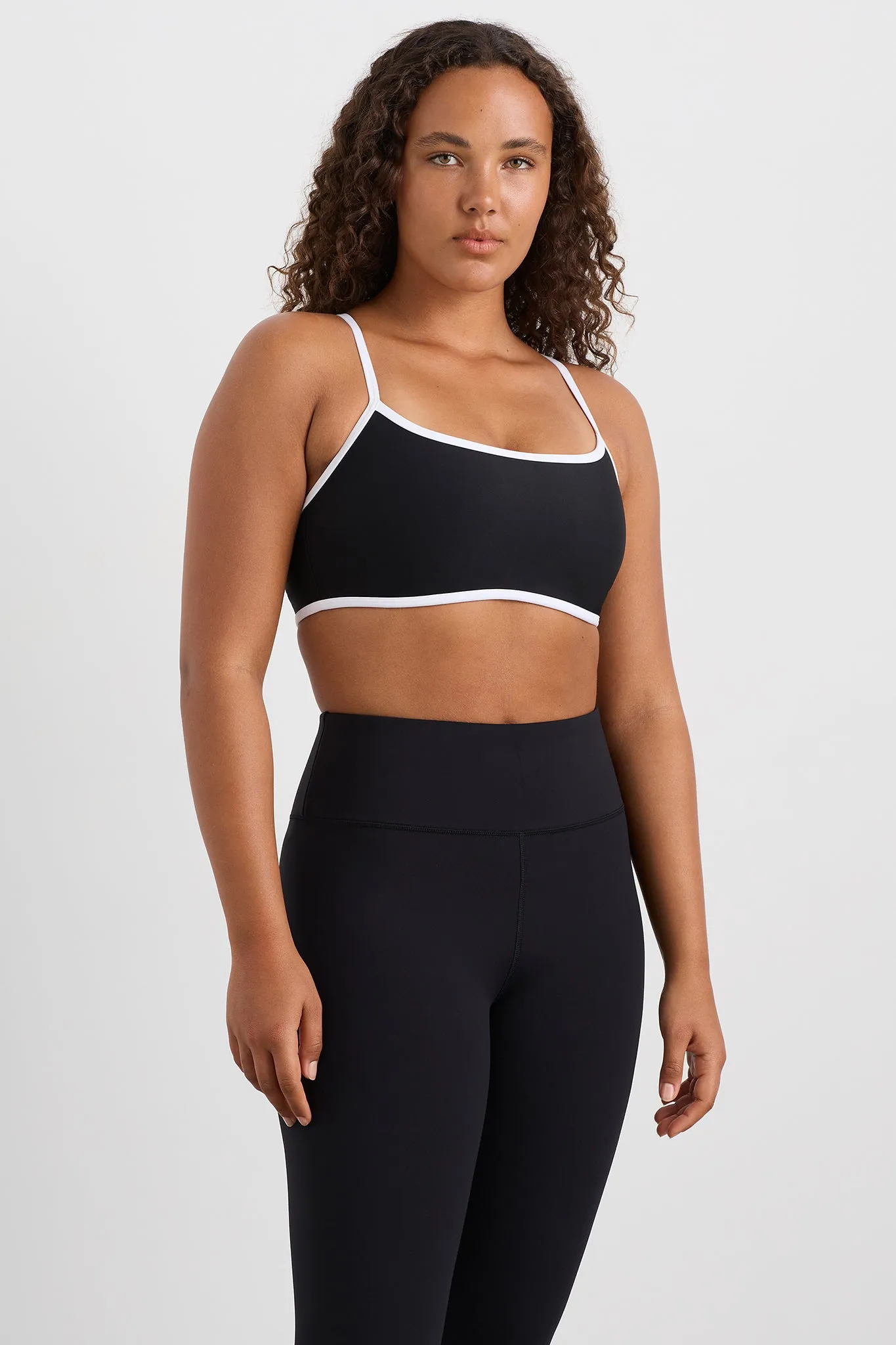 Contrast Bind Sports Bra 307