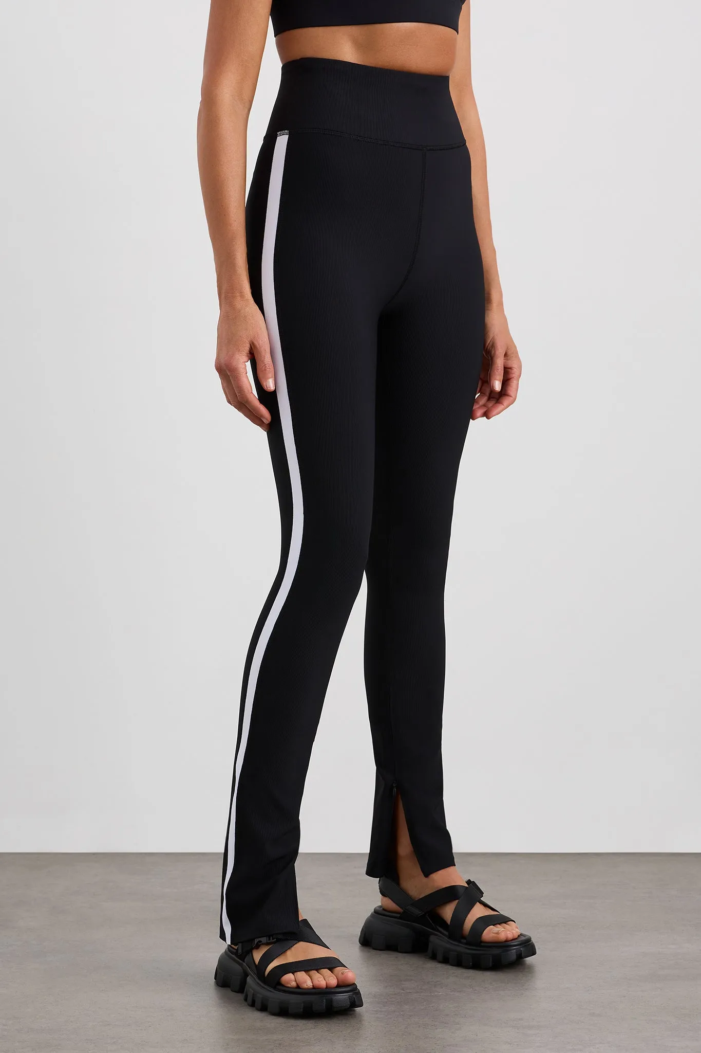 Contrast Split Hem Legging 205