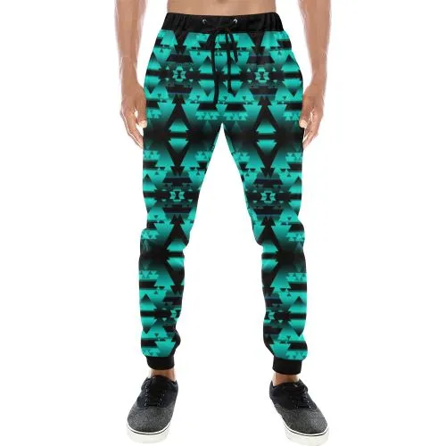 Dark-Deep Lake-Winter-Camp Men's Sweatpants