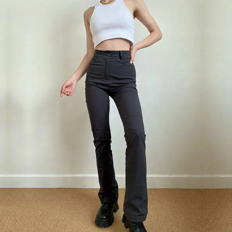 deanwangkt - Blaire High Waist Flare Pants