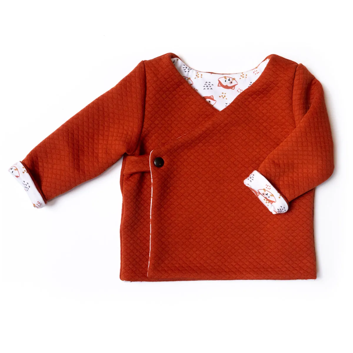 DUBLIN Cardigan or dress - Baby 1M/4Y - Paper Sewing Pattern