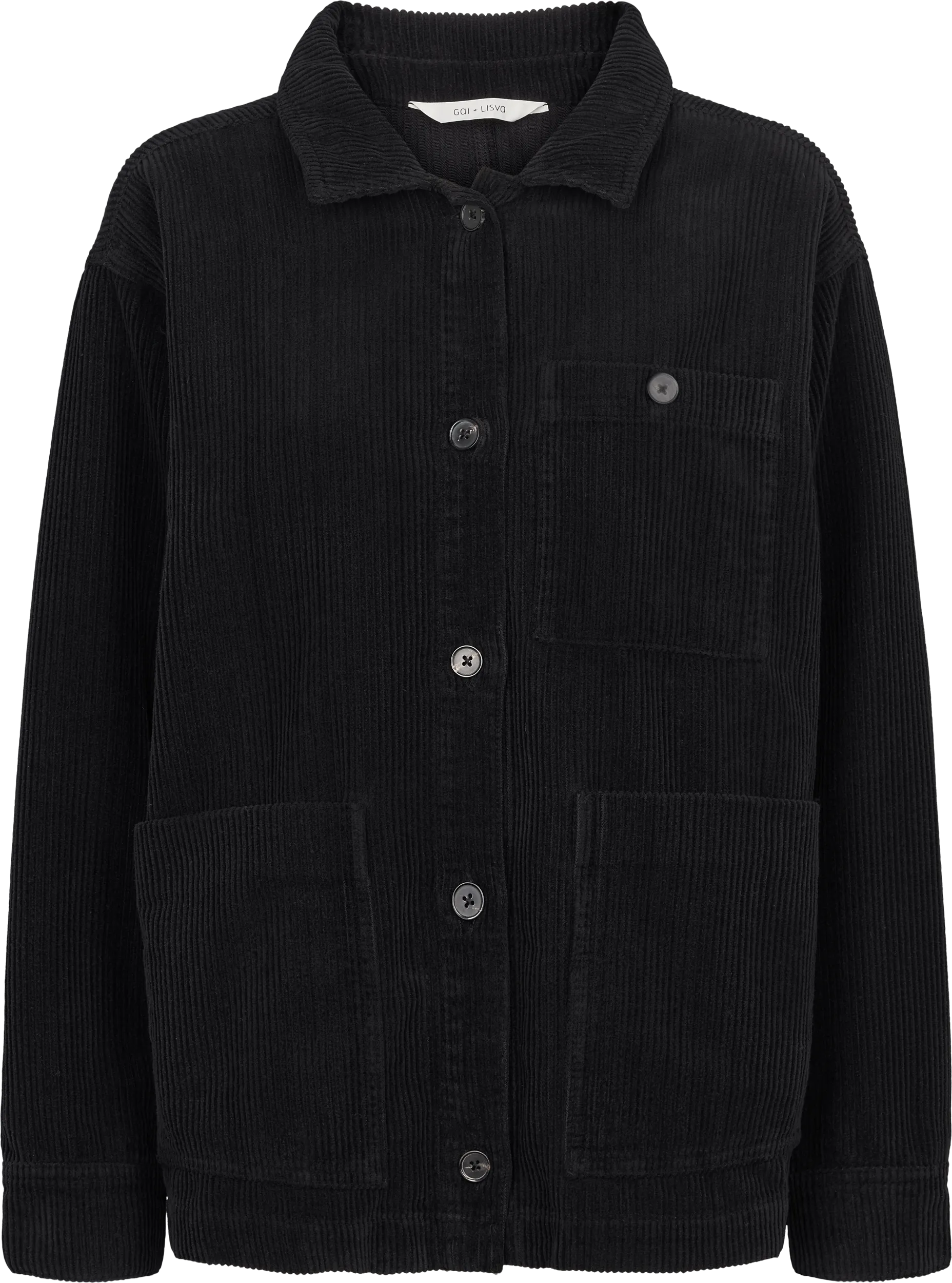 Ellie Corduroy Jacket - Stretch Limo Black