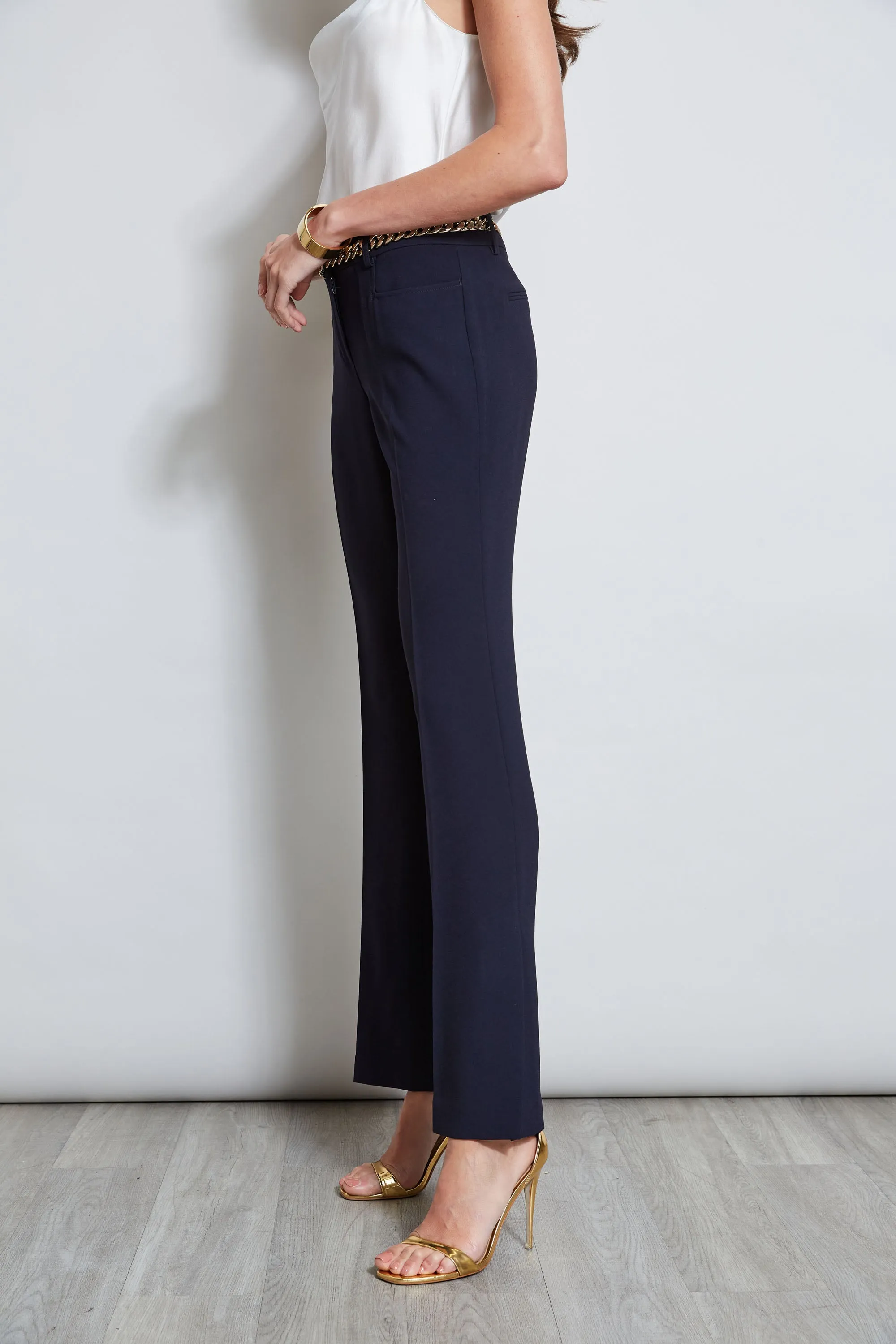 Fit & Flare Slit Pant