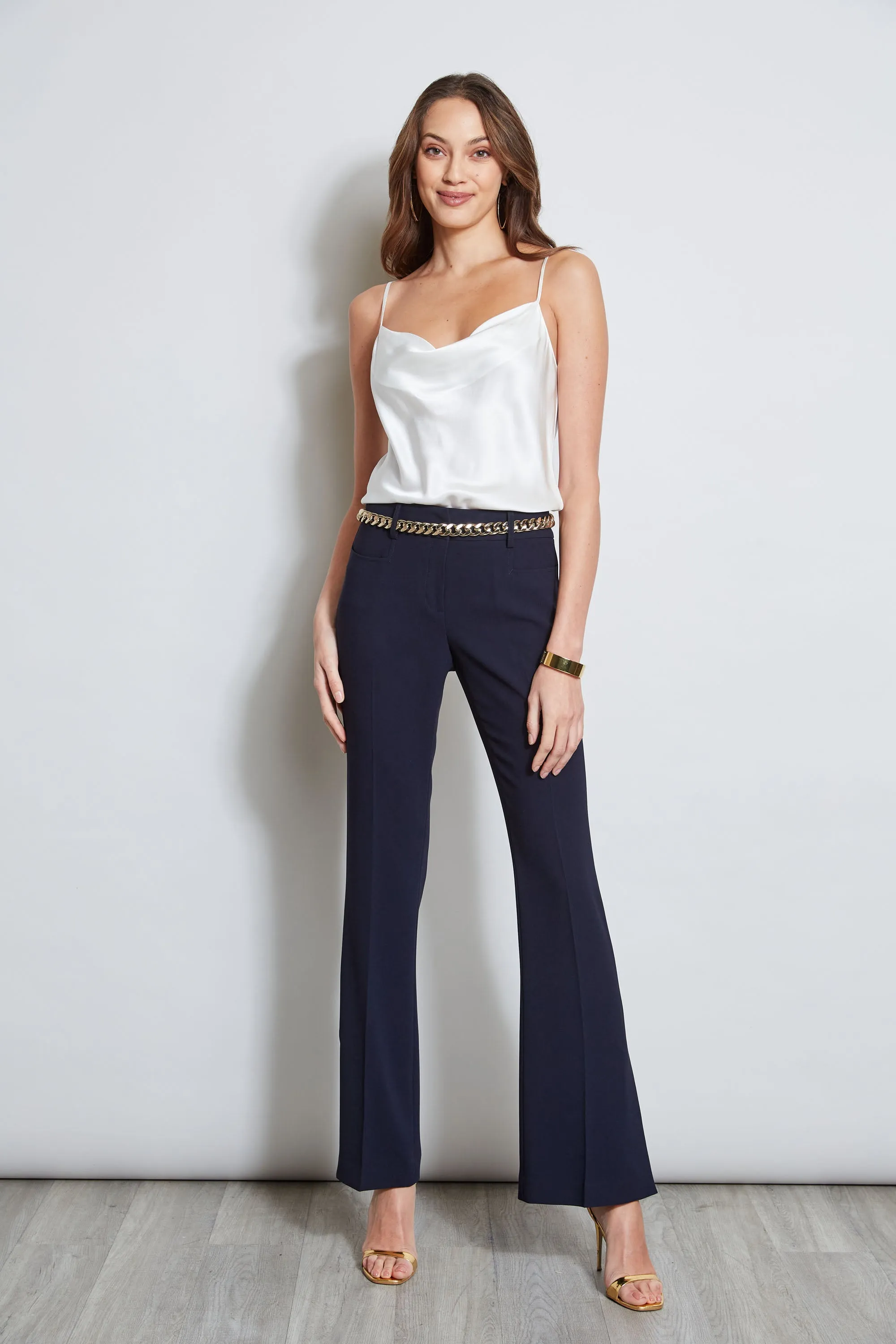 Fit & Flare Slit Pant