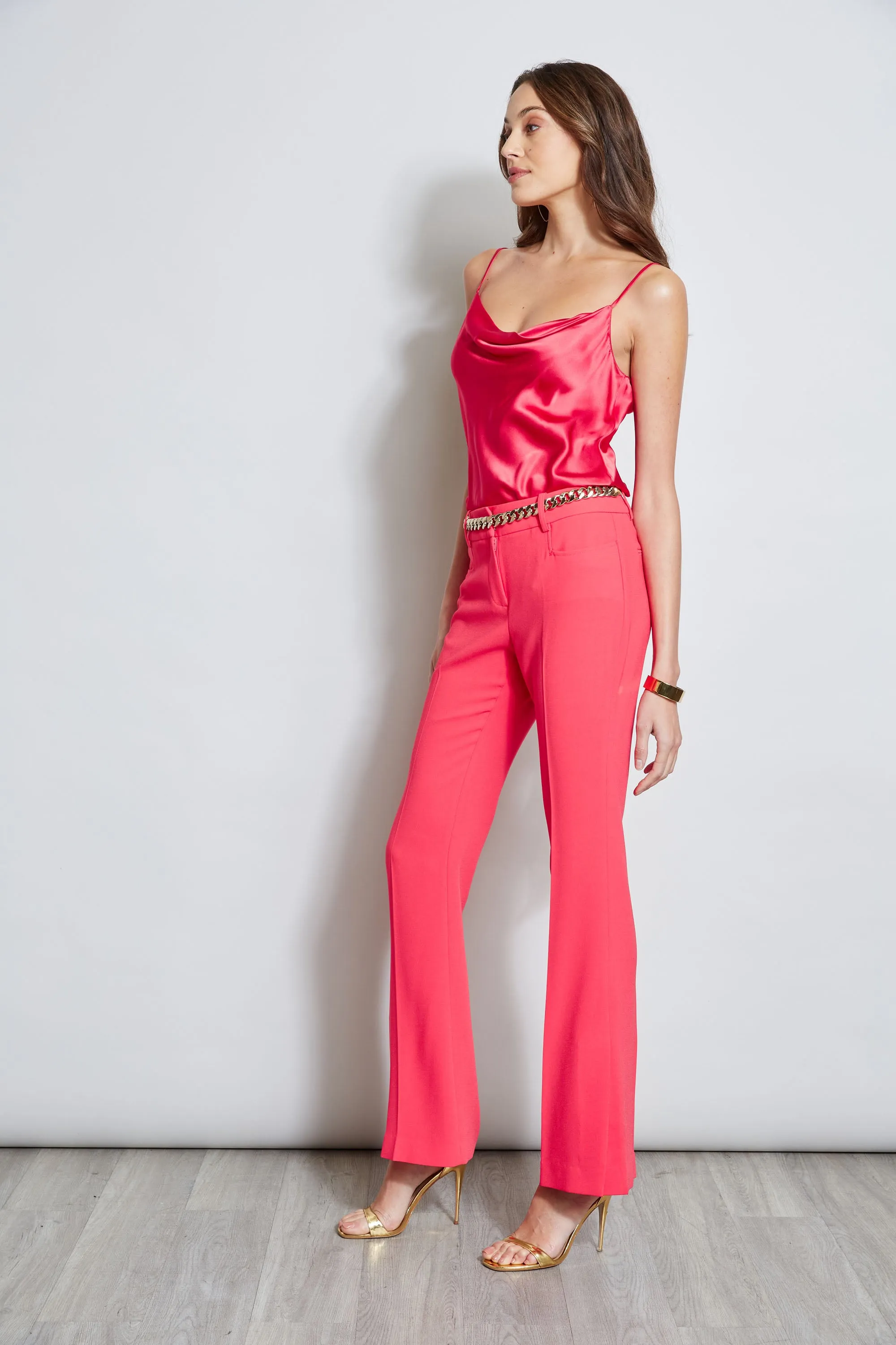 Fit & Flare Slit Pant