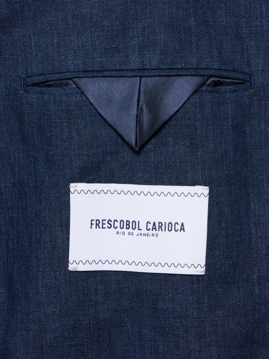 Frescobol Carioca   Paulo linen blazer 