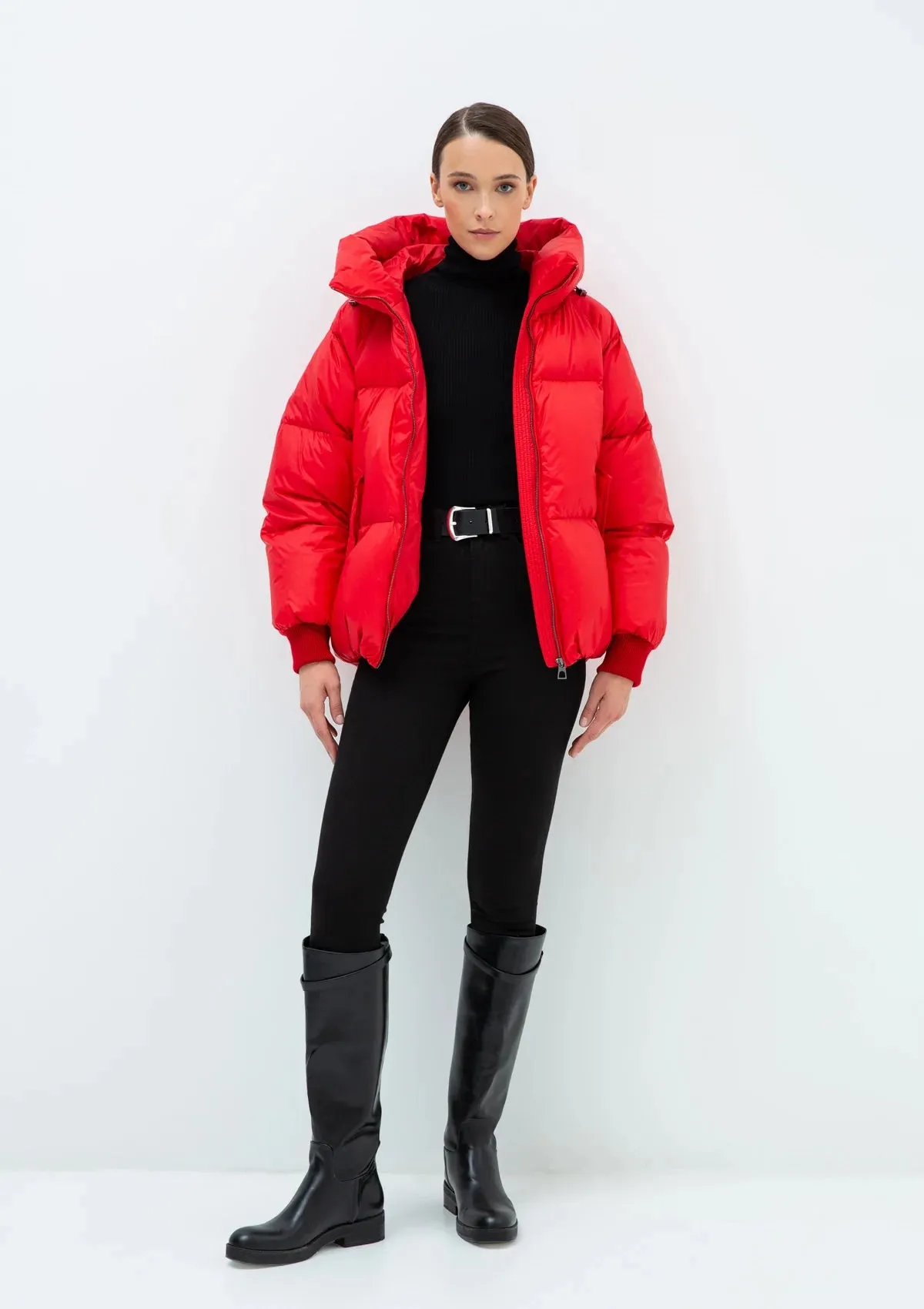 Gisela Premium Hooded Down Puffer Jacket