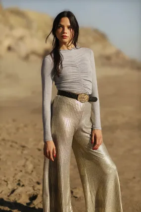 Gold Metallic Pant