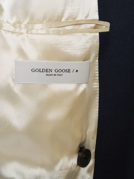 Golden Goose   Double breasted gabardine blazer 