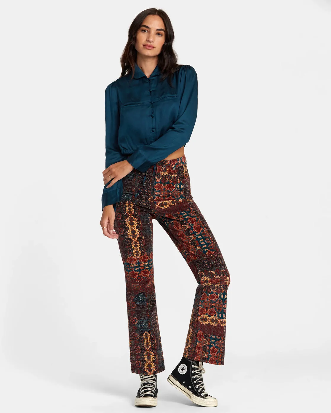 Groove Corduroy Pants - Wine