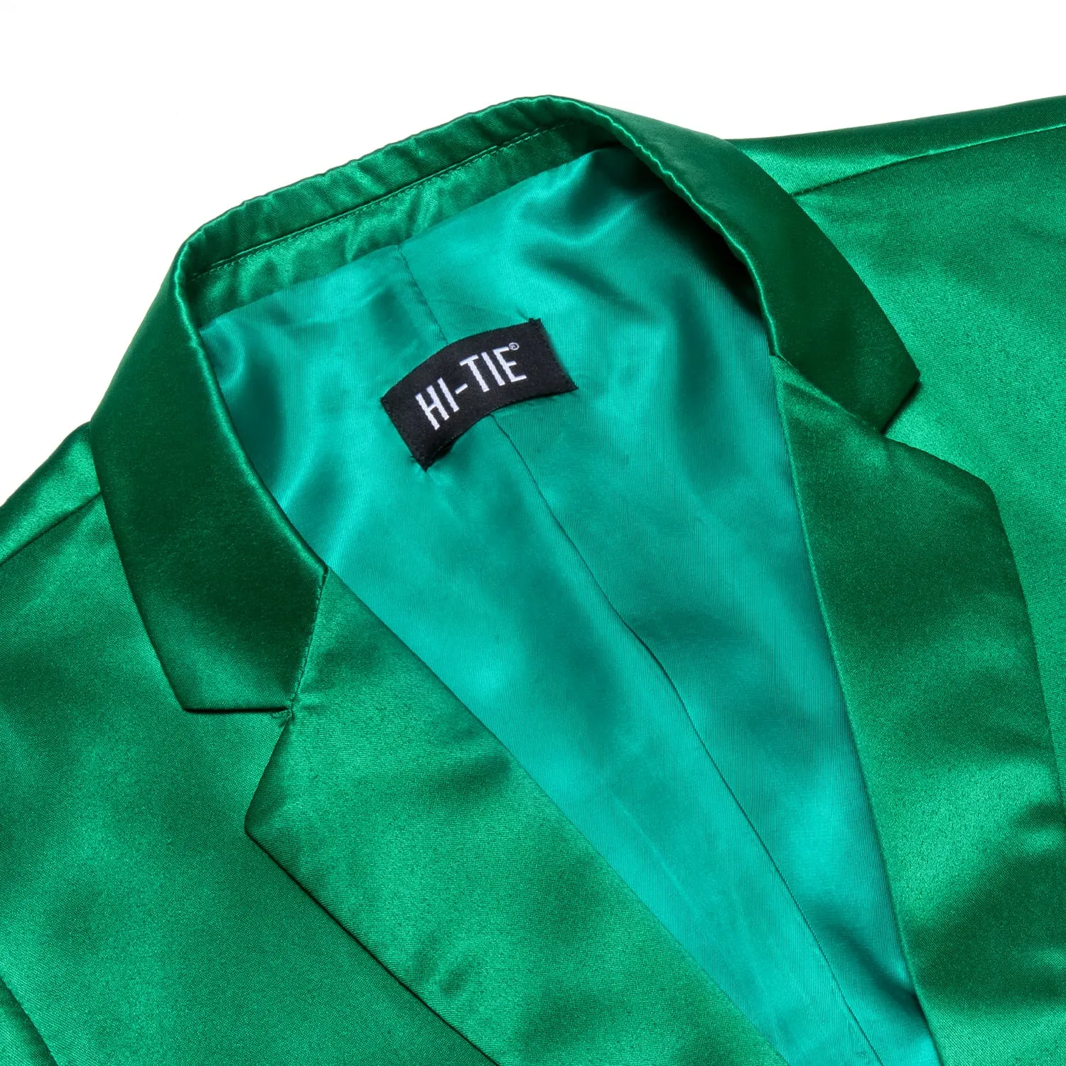 Hi-Tie Blazer Forest Green Party Solid Top Men Suit