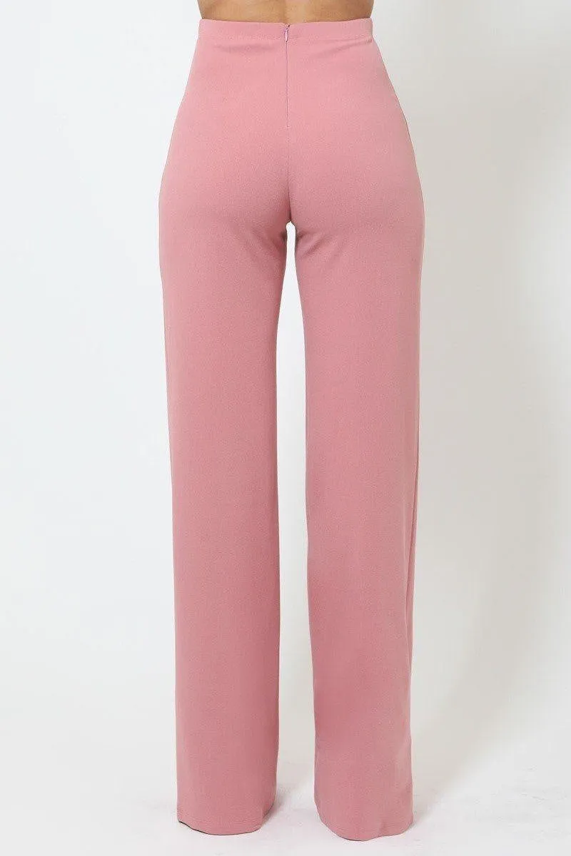 High Rise Rose Pants