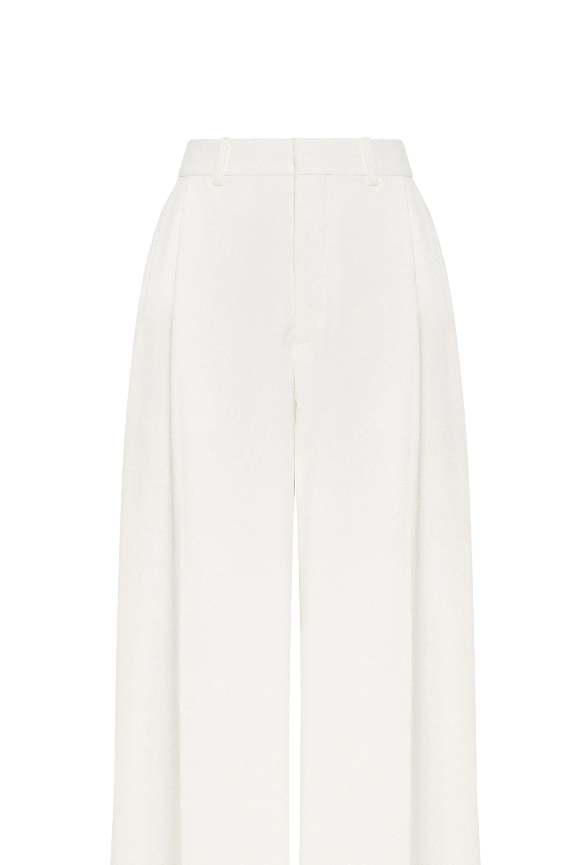 High-rise white suit pants, Xo Xo