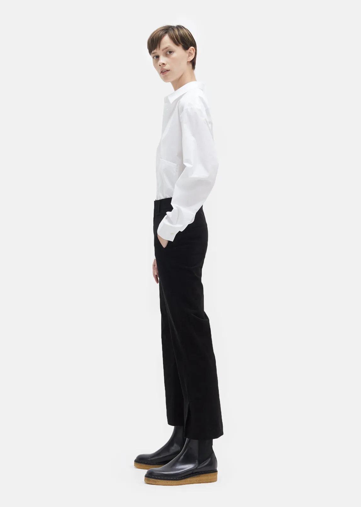 High Waisted Corduroy Trouser