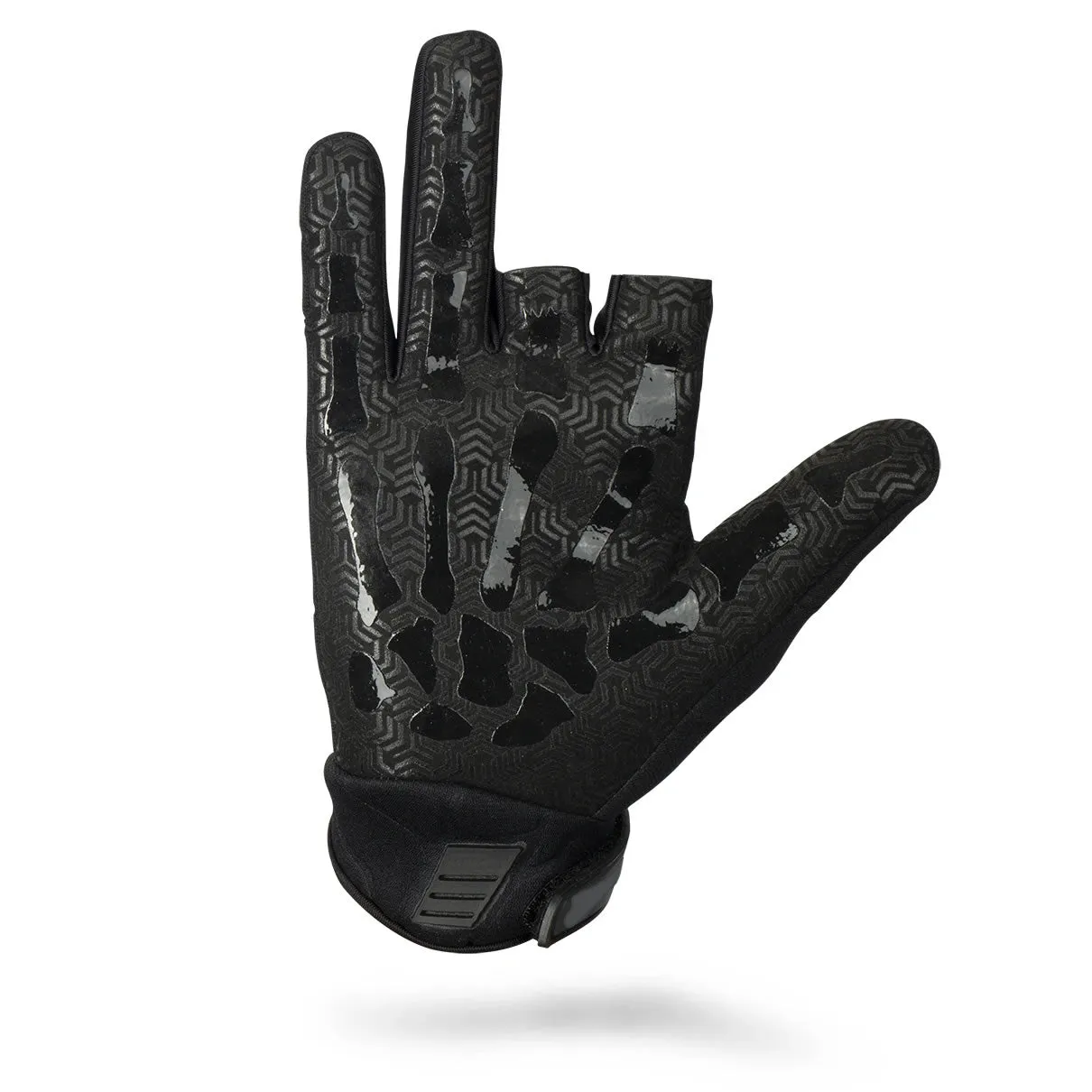 HK Army Bone Gloves - Black / Black