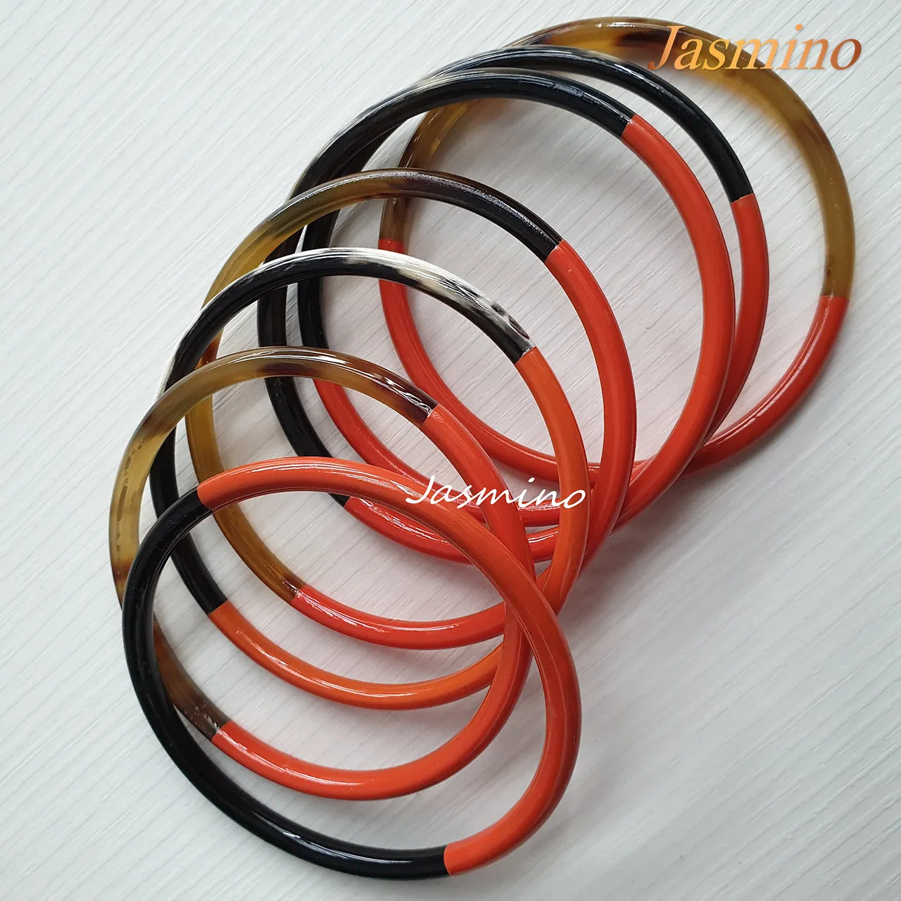 Hypoallergenic Handmade Horn Bangle Bracelet [Set 7 Bangle Bracelets]