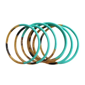 Hypoallergenic Handmade Horn Bangle Bracelet [Set 7 Bangle Bracelets]