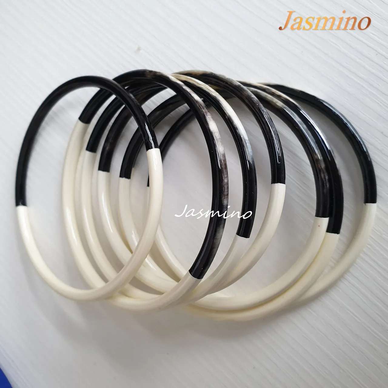 Hypoallergenic Handmade Horn Bangle Bracelet [Set 7 Bangle Bracelets]