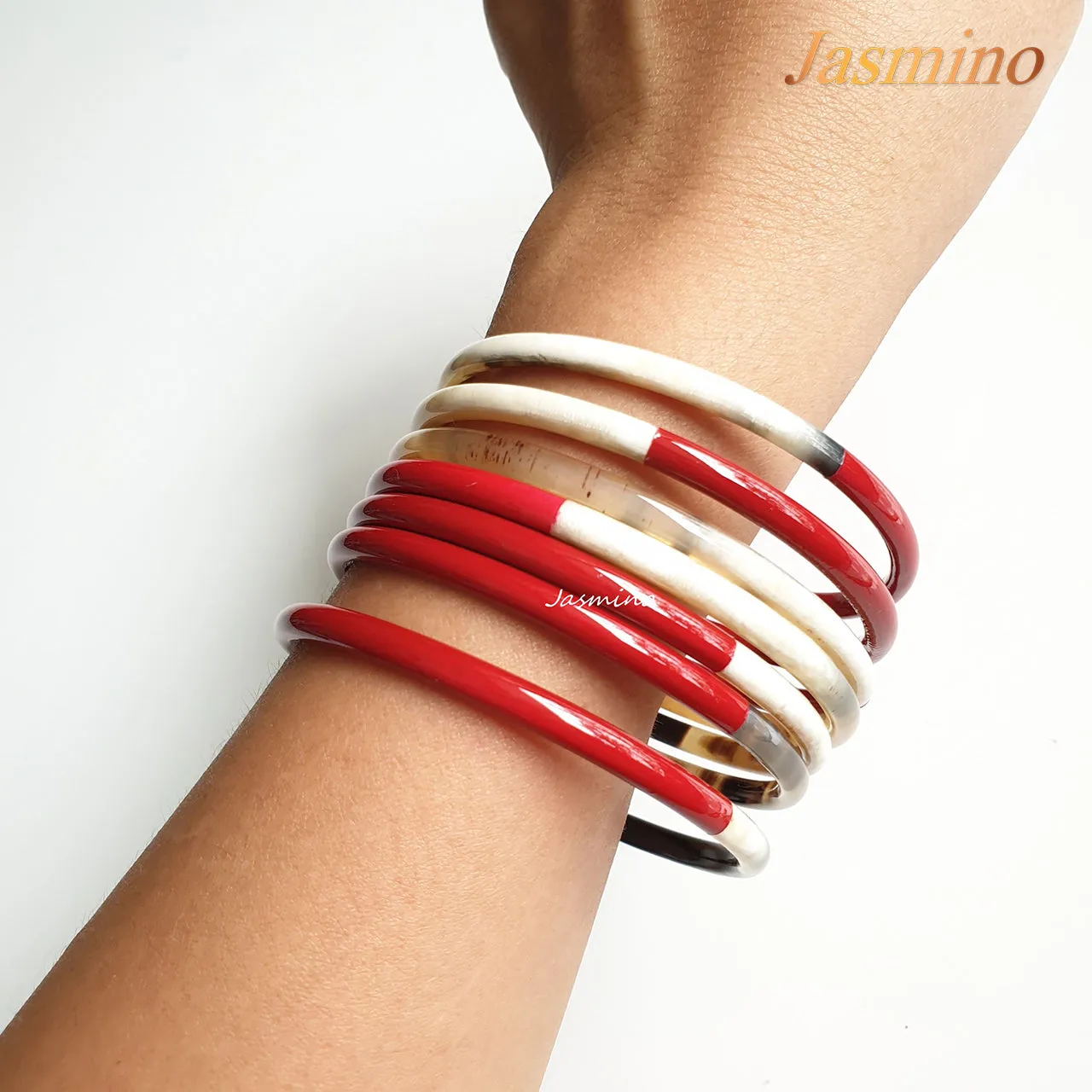 Hypoallergenic Handmade Horn Bangle Bracelet [Set 7 Bangle Bracelets]