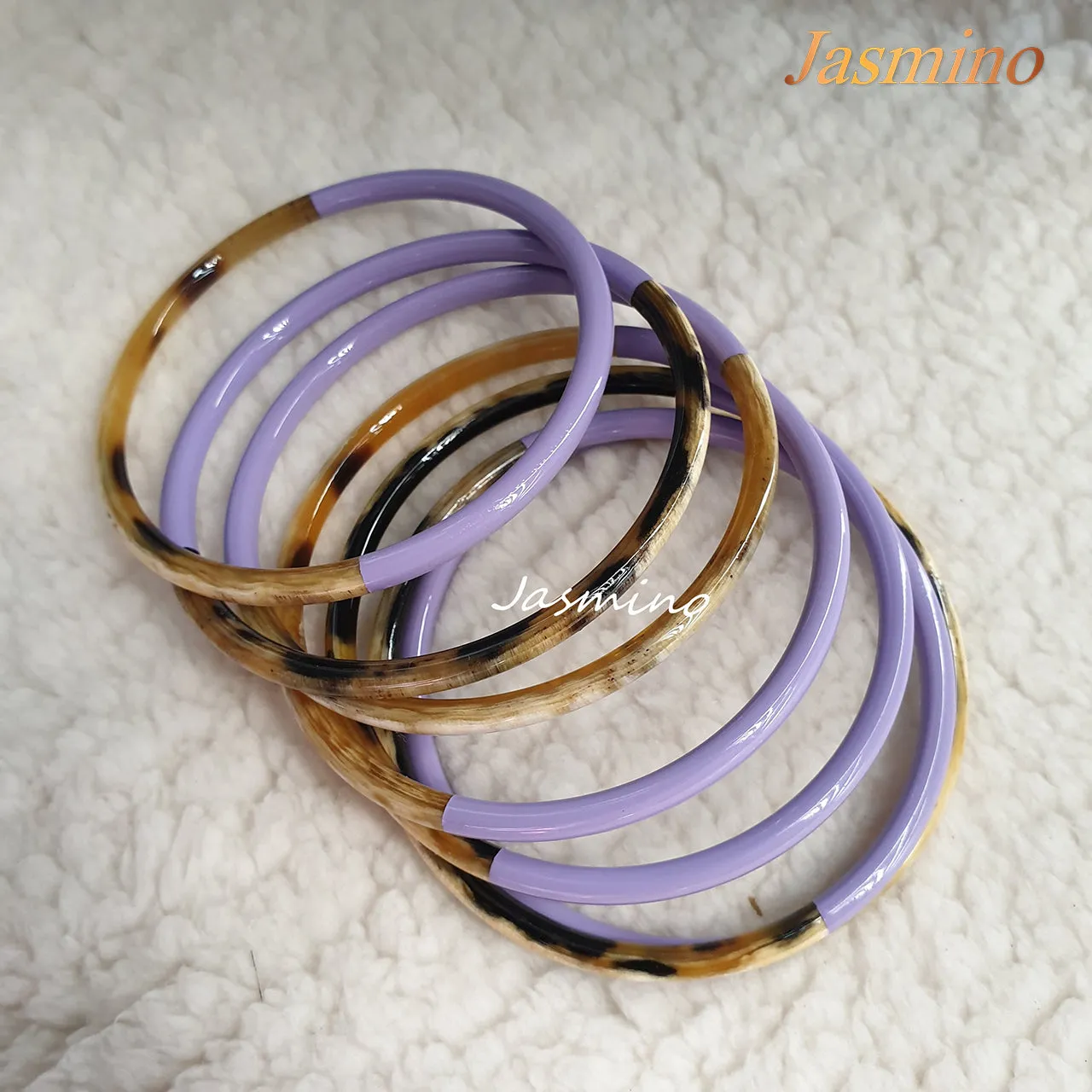 Hypoallergenic Handmade Horn Bangle Bracelet [Set 7 Bangle Bracelets]