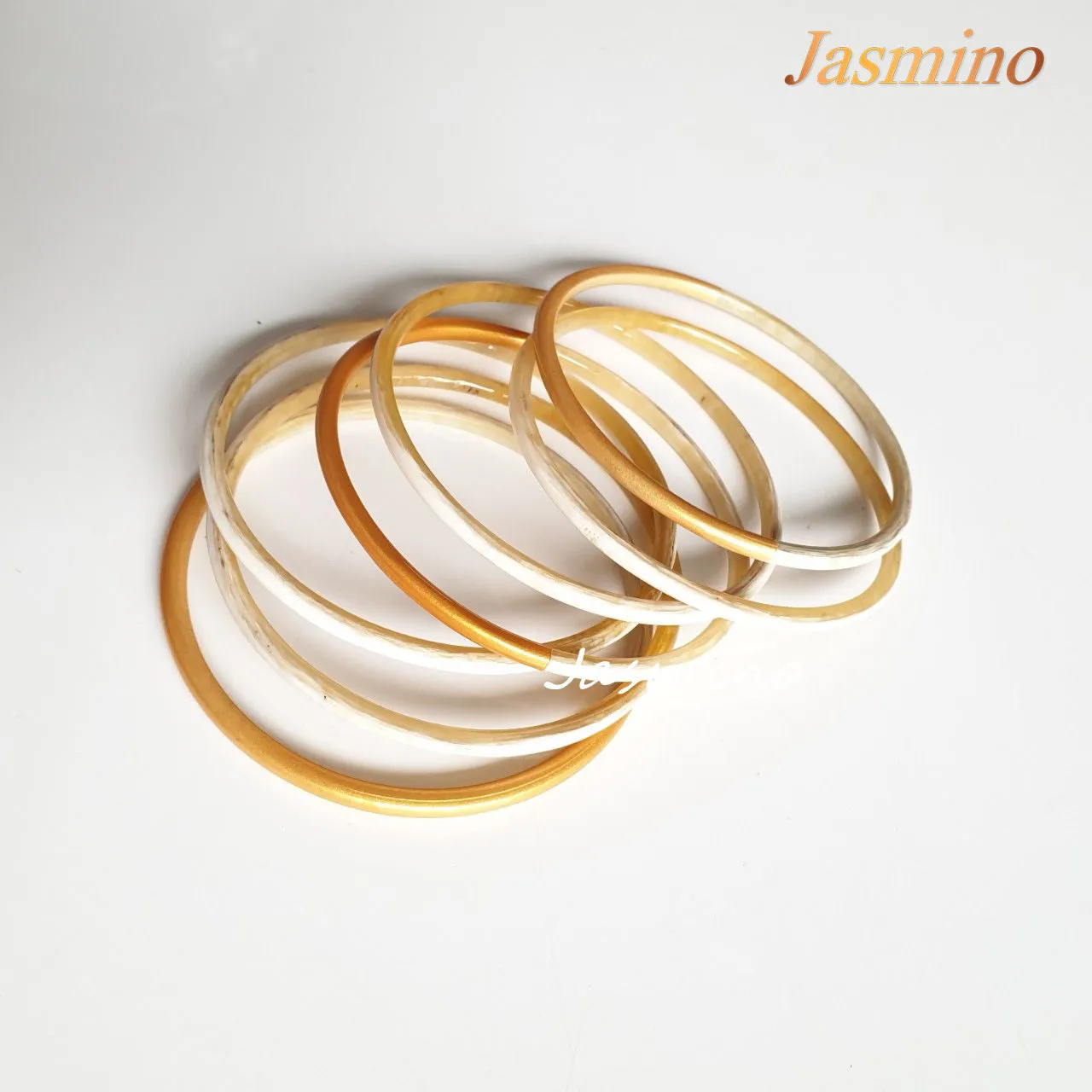 Hypoallergenic Handmade Horn Bangle Bracelet [Set 7 Bangle Bracelets]