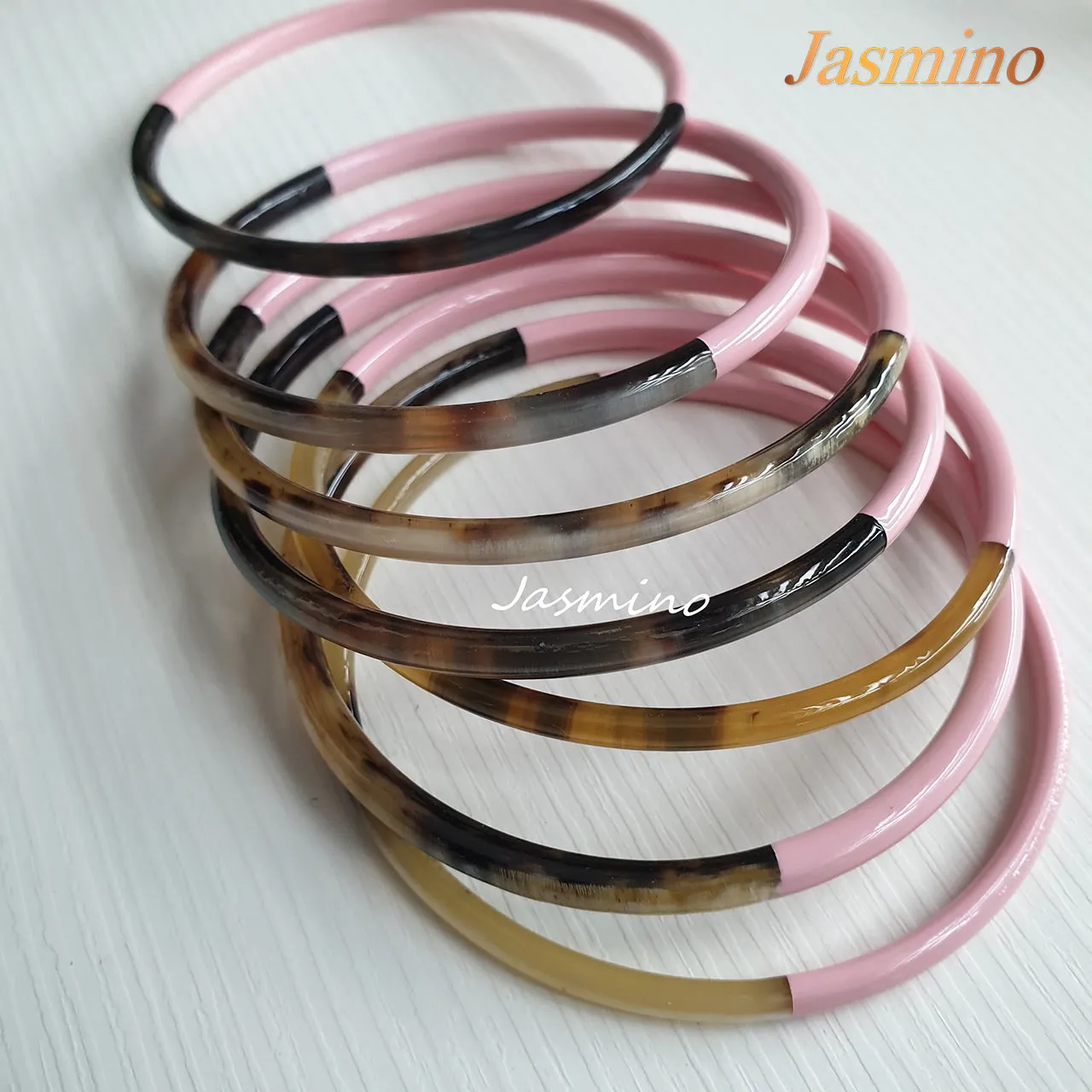 Hypoallergenic Handmade Horn Bangle Bracelet [Set 7 Bangle Bracelets]