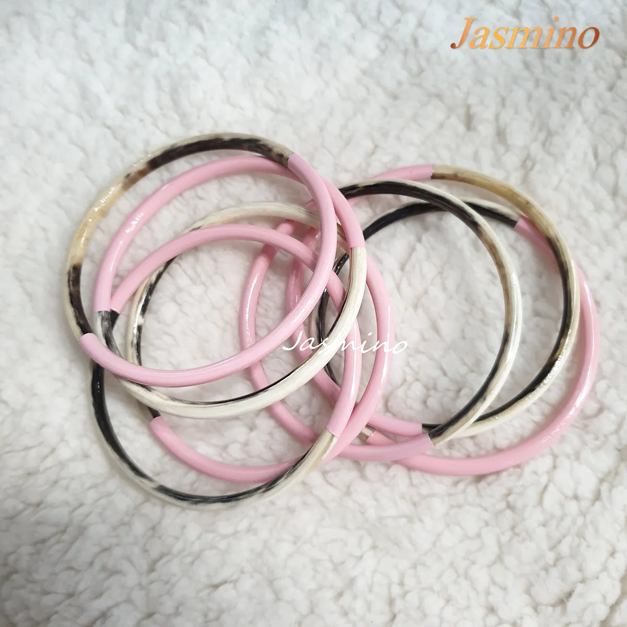 Hypoallergenic Handmade Horn Bangle Bracelet [Set 7 Bangle Bracelets]